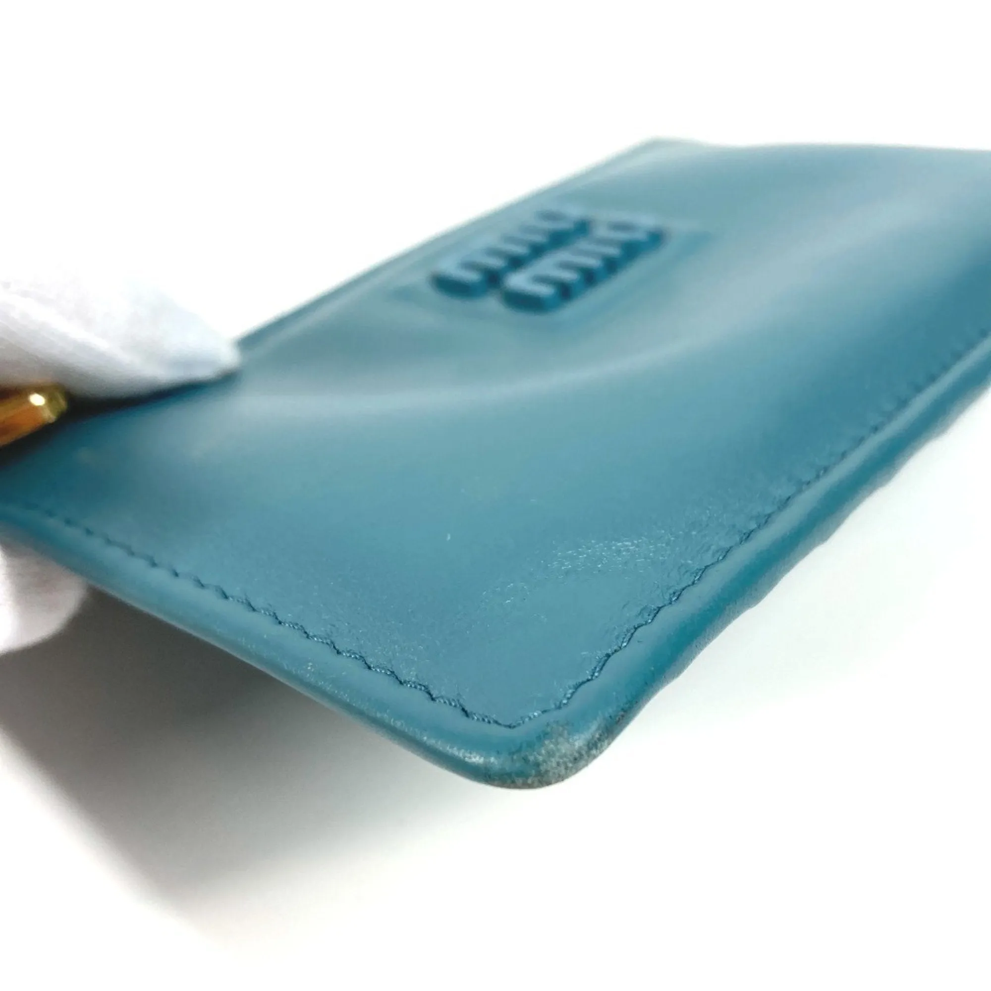 Miu Miu Leather Coin Purse/Coin Case (Pre-Owned)