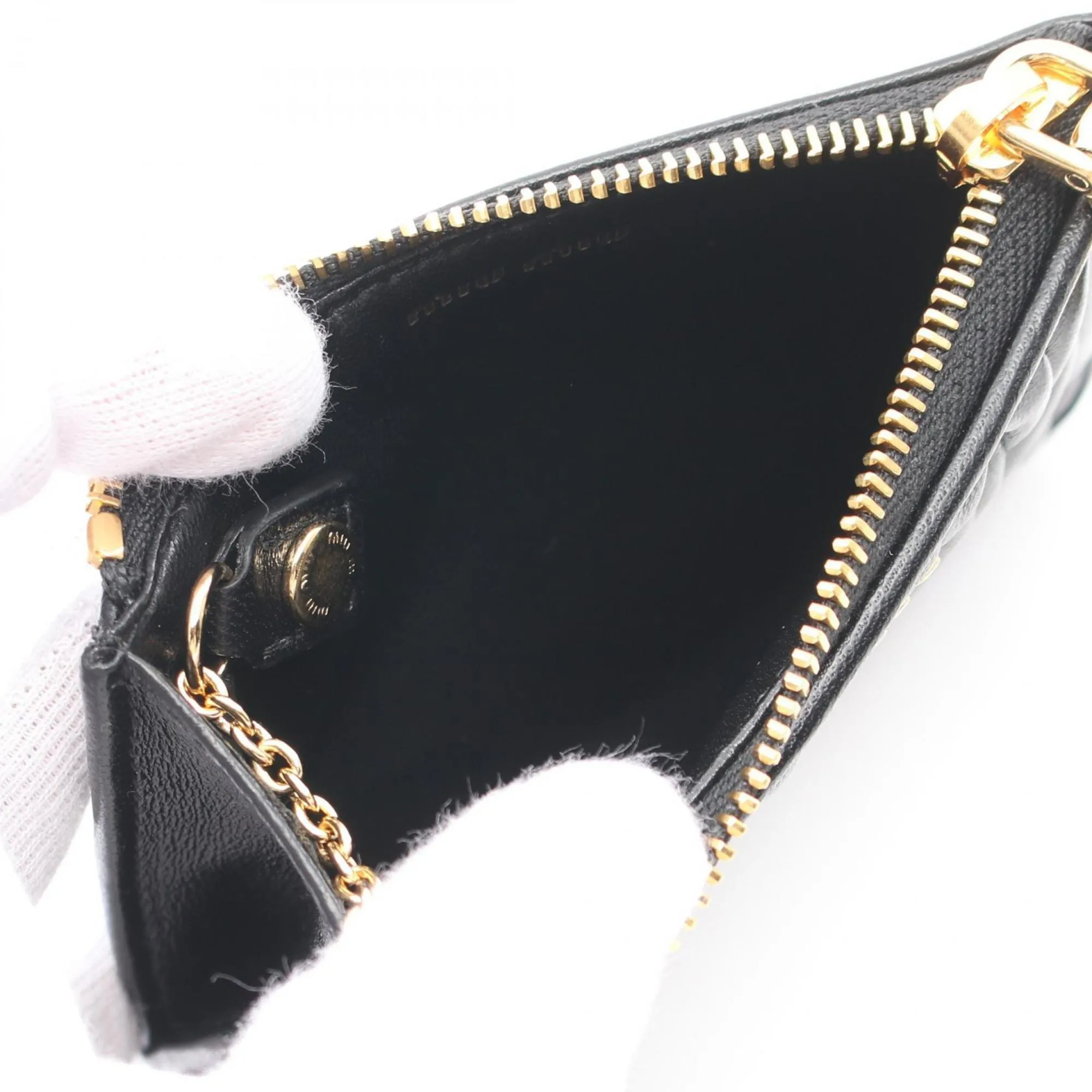 Miu Miu Leather Coin Purse/Coin Case (Pre-Owned)