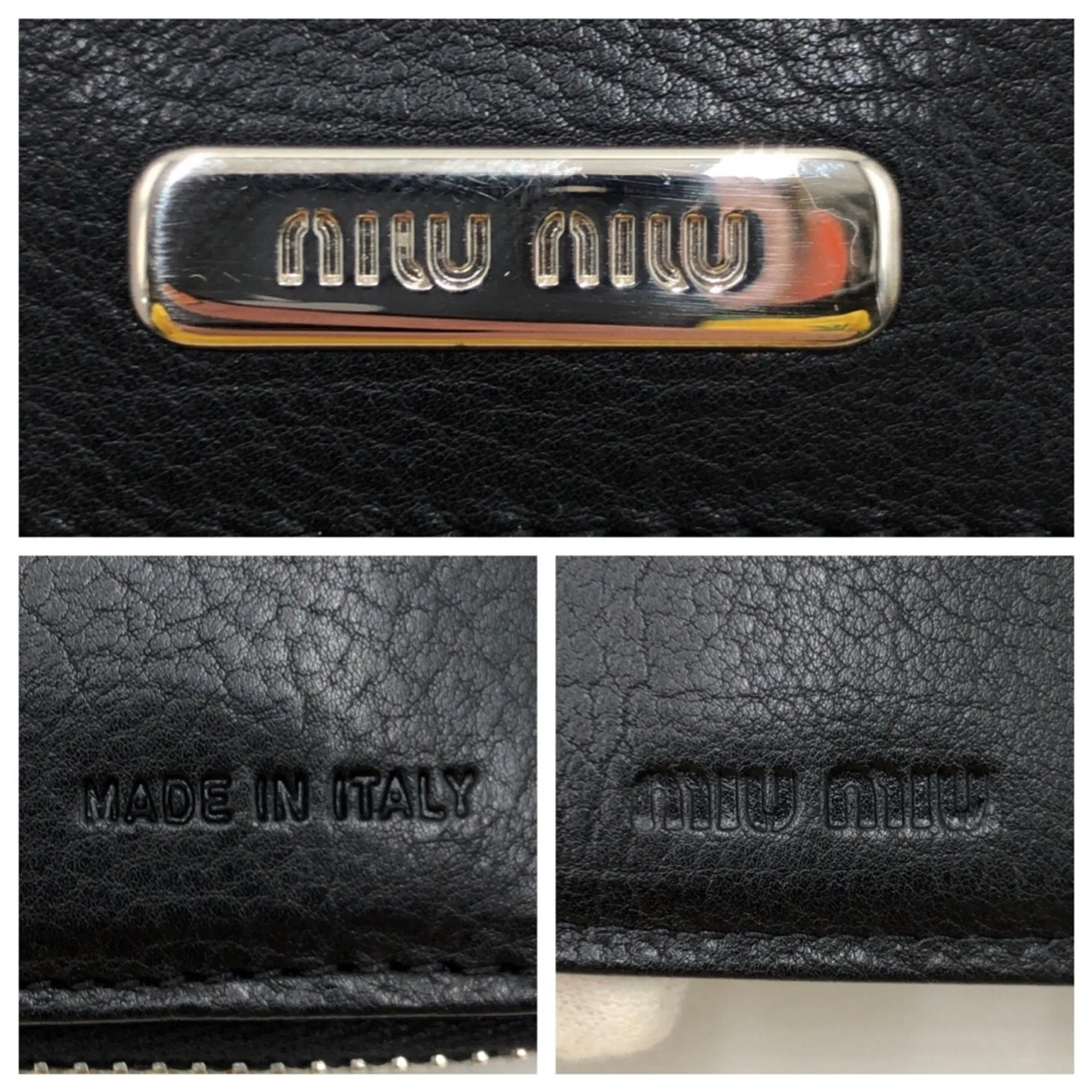 Miu Miu Leather Wallet (Bi-Fold) (Pre-Owned)