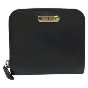 Miu Miu Leather Wallet (Bi-Fold) (Pre-Owned)