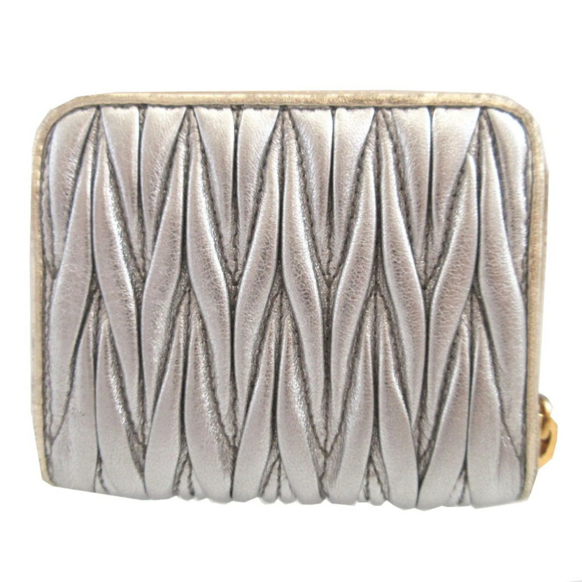 Miu Miu Matelasse Leather Coin Purse/Coin Case (Pre-Owned)