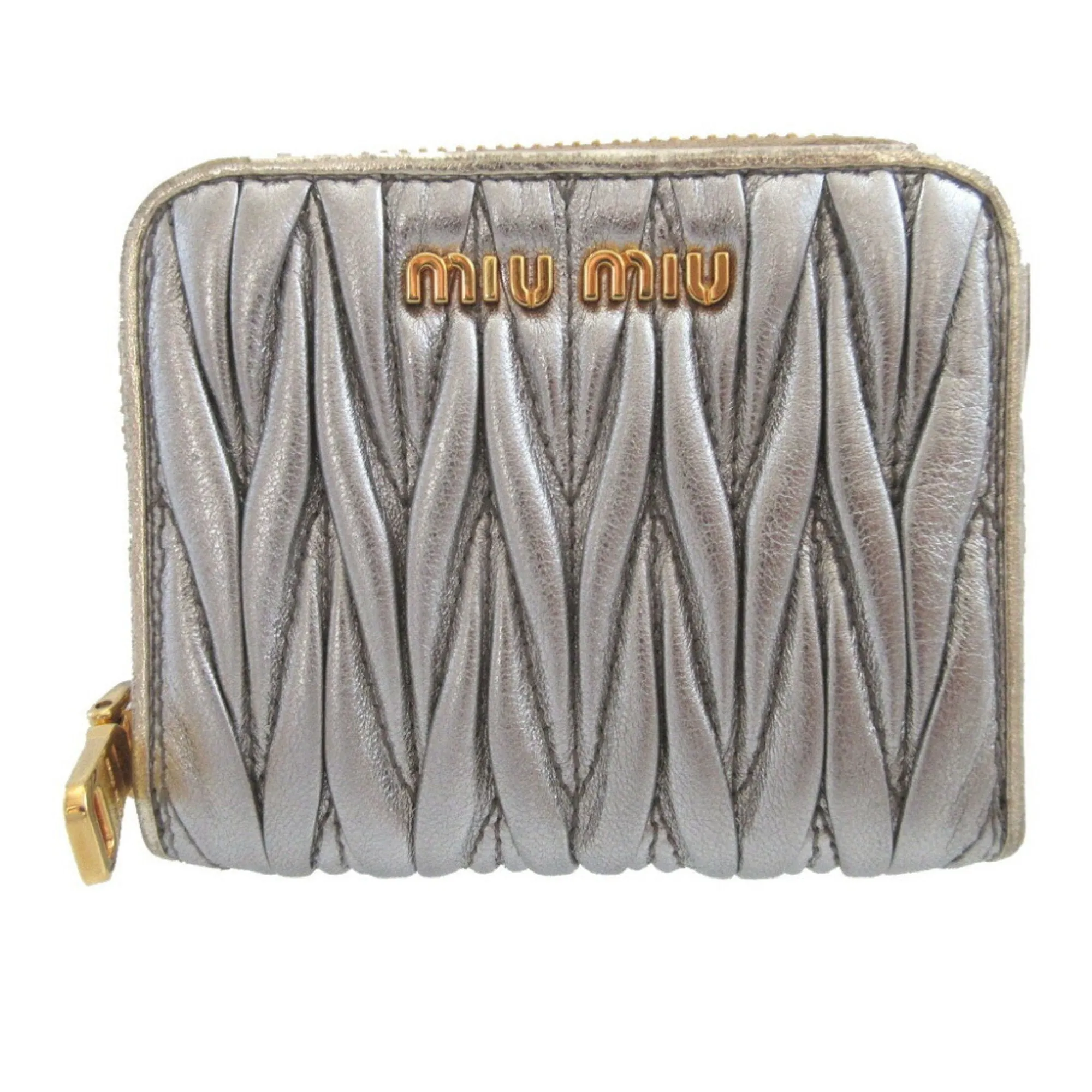 Miu Miu Matelasse Leather Coin Purse/Coin Case (Pre-Owned)