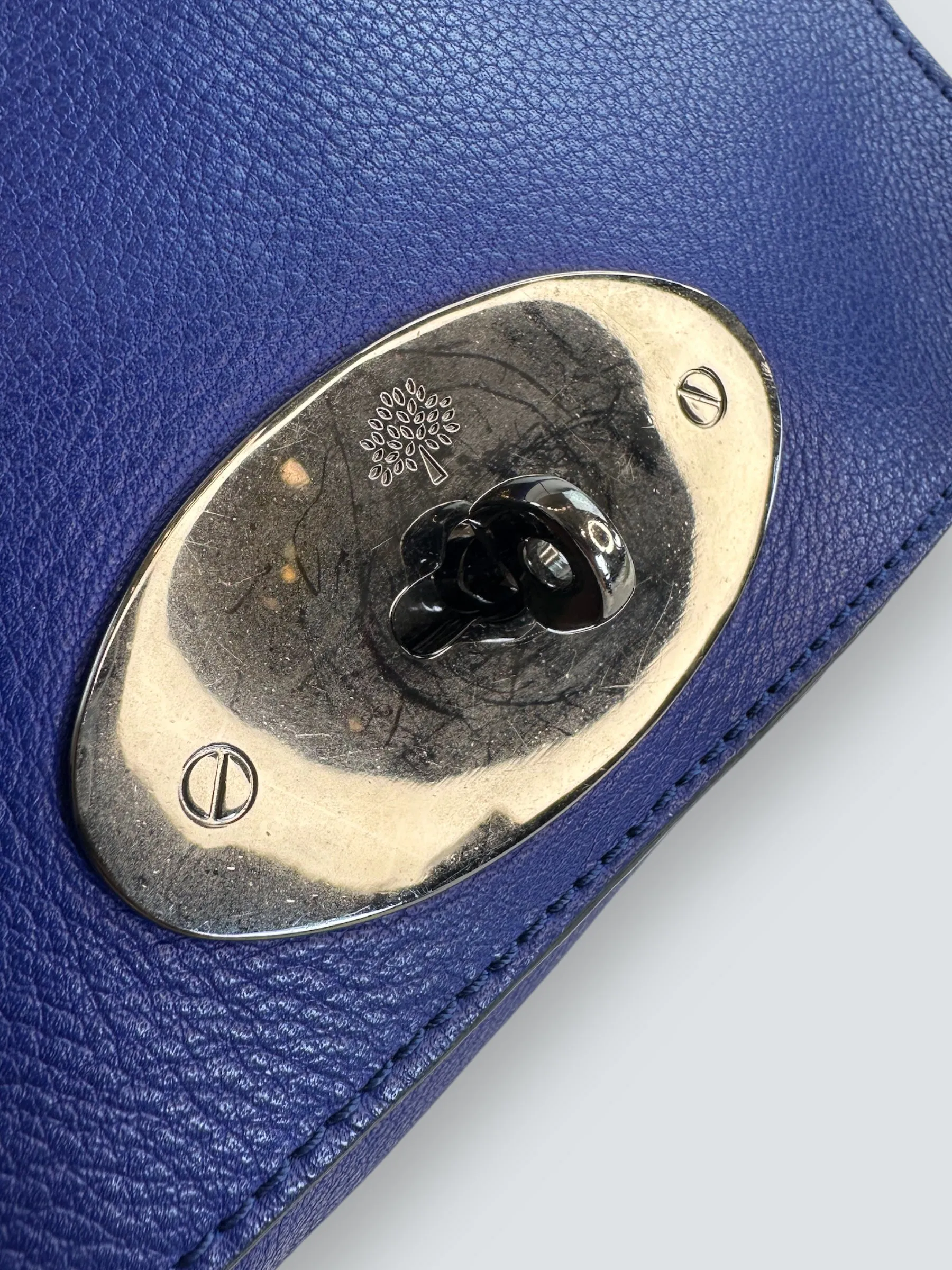 Mulberry Purple Leather ??Lily?? Crossbody
