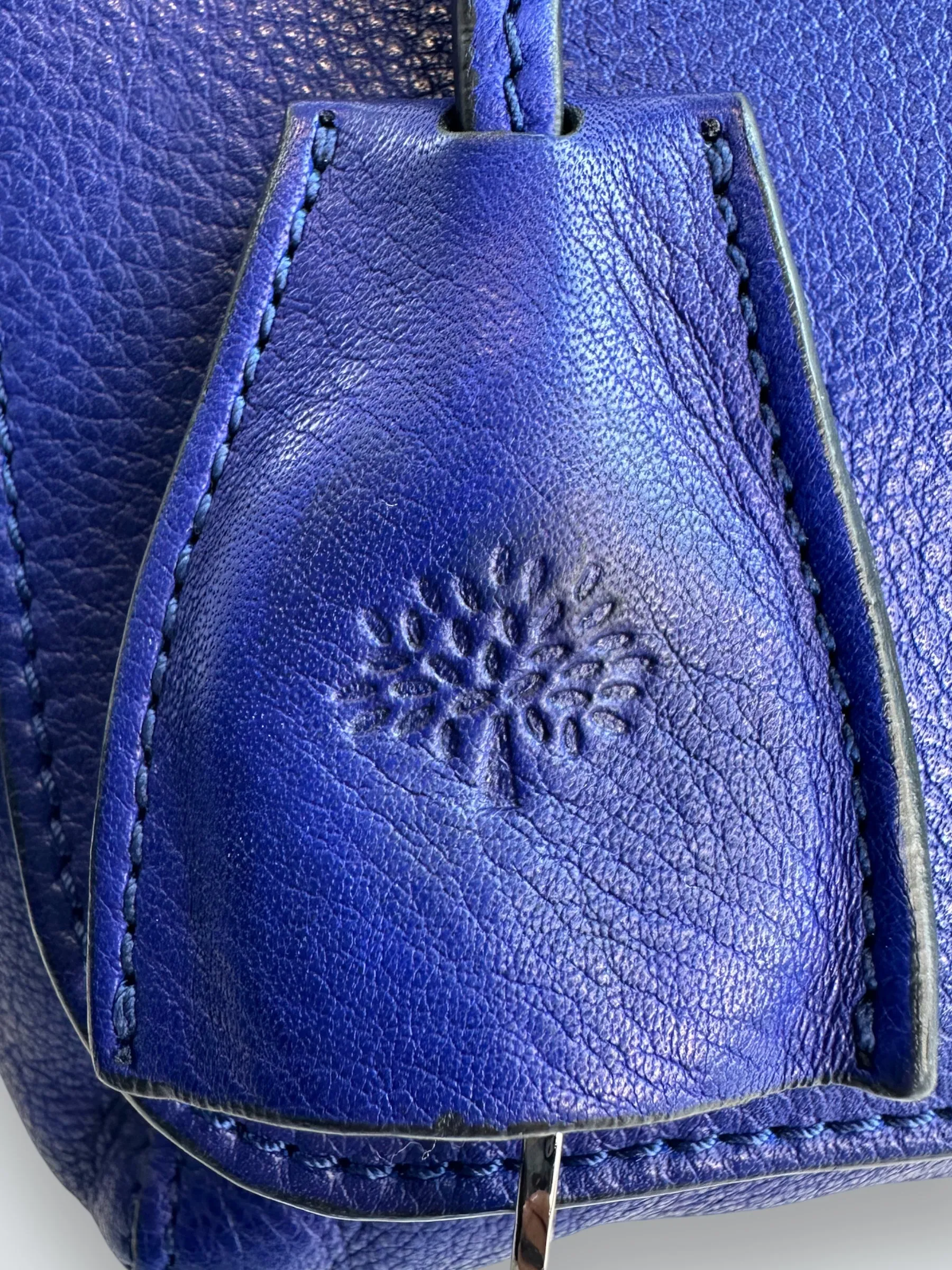 Mulberry Purple Leather ??Lily?? Crossbody