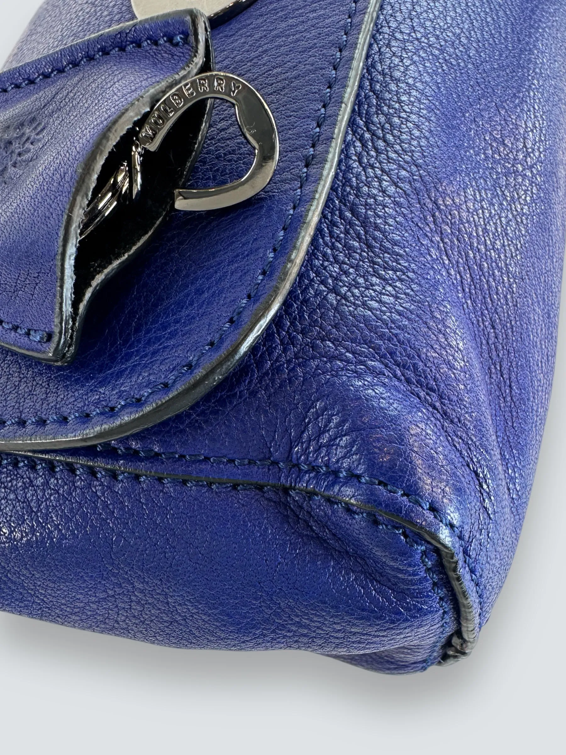 Mulberry Purple Leather ??Lily?? Crossbody