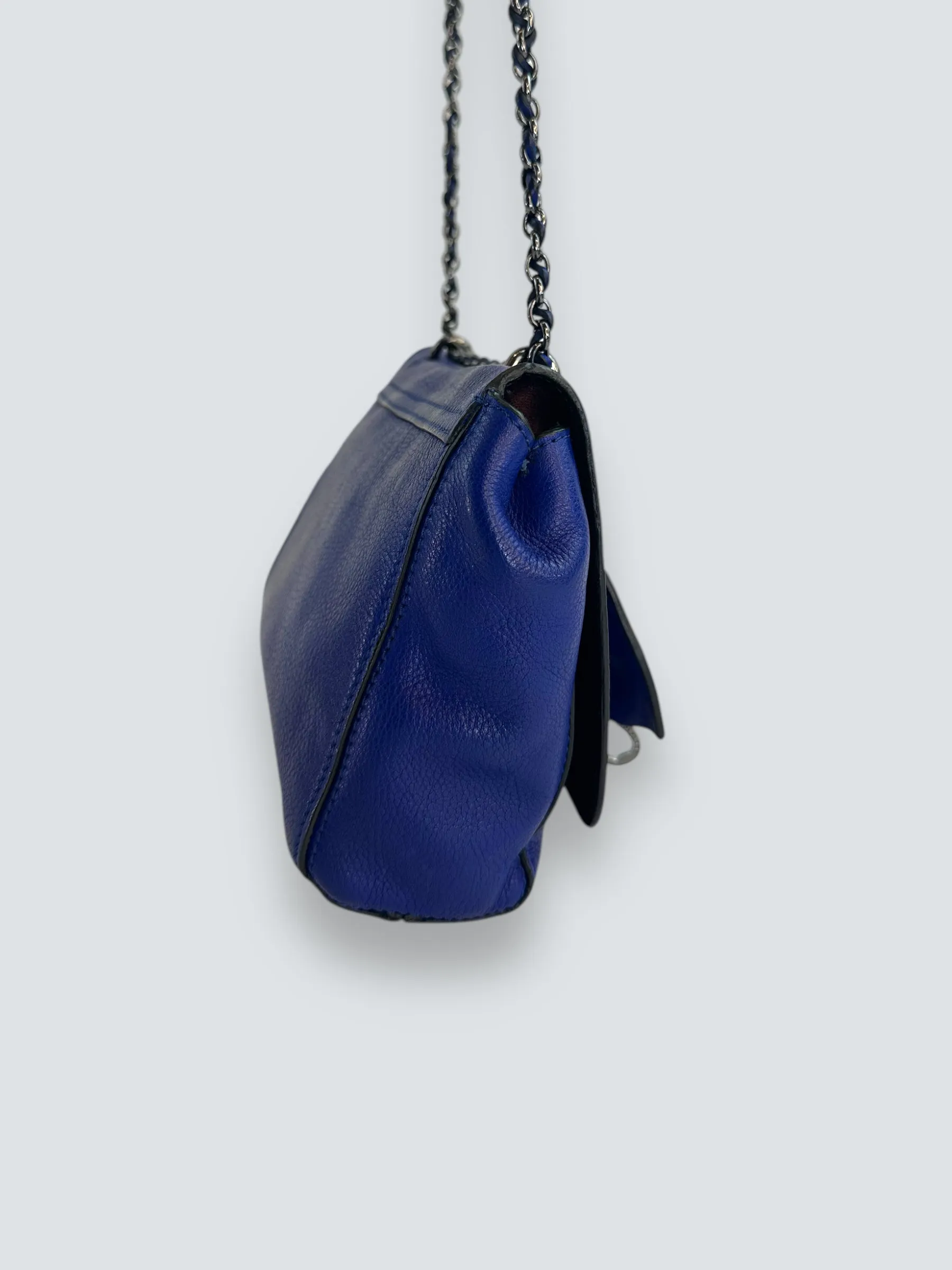 Mulberry Purple Leather ??Lily?? Crossbody