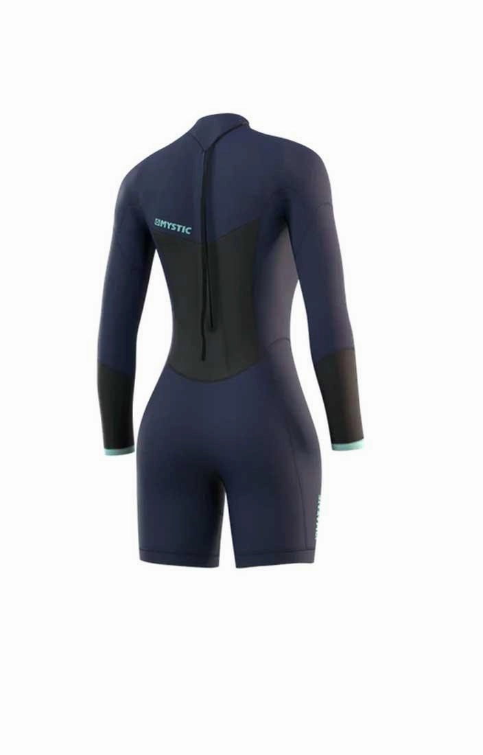 Mystic womens Brand long sleeve shorty wetsuit 3/2mm wetsuit