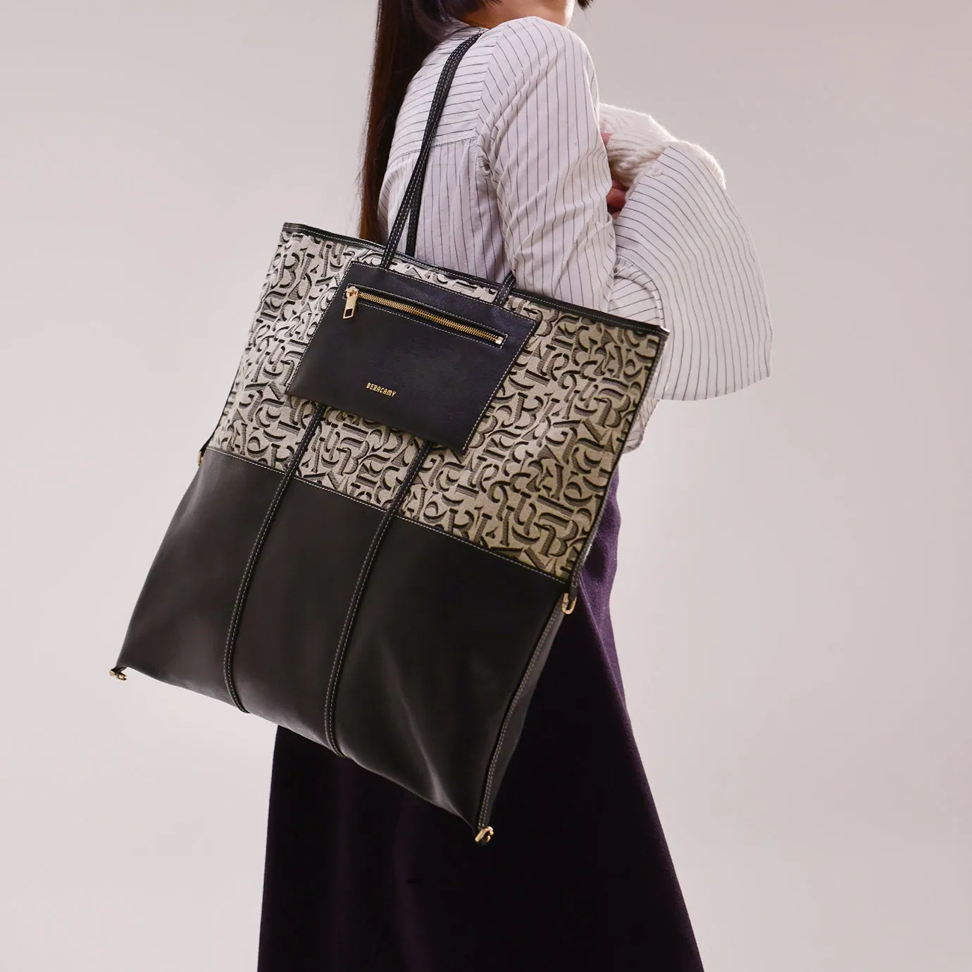 Nin 6-Way Canvas Tote Grand - Cream Beige