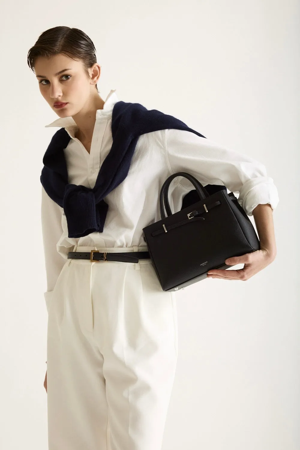 Noir Togo Book Tote Bag 25