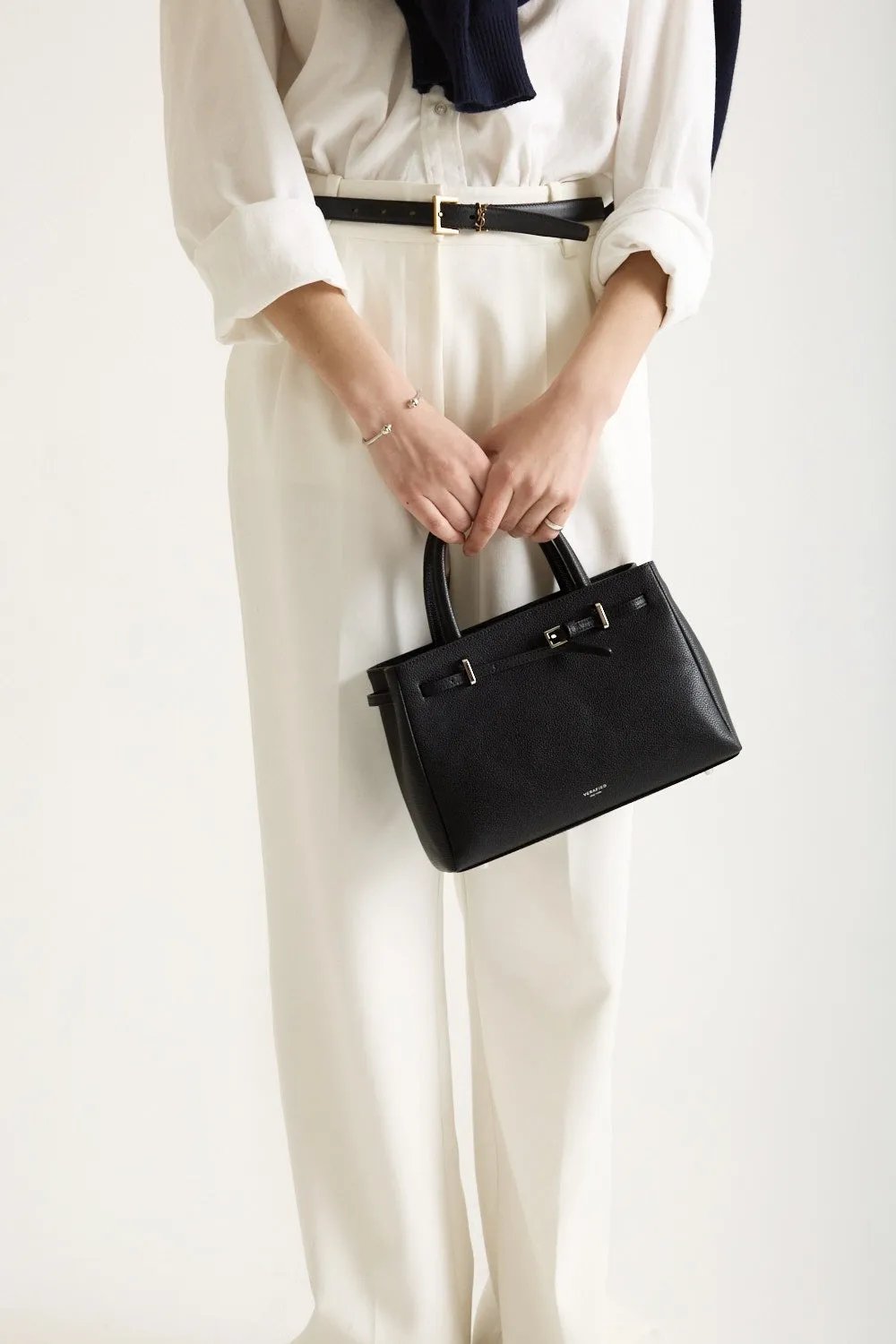 Noir Togo Book Tote Bag 25