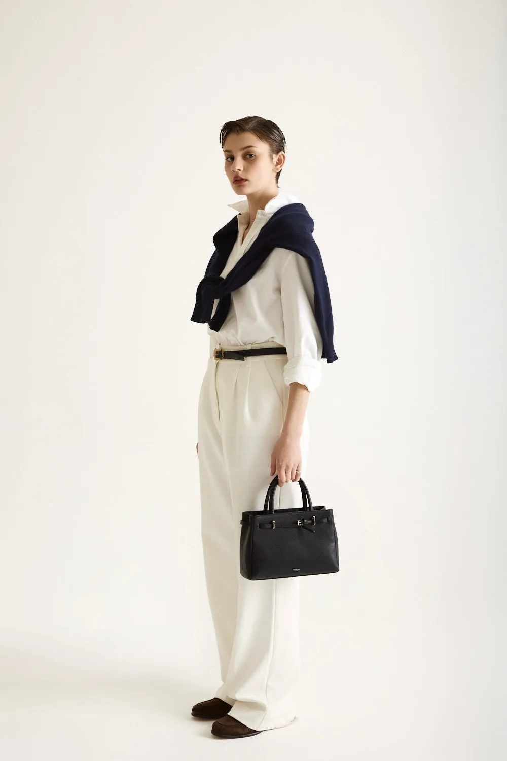 Noir Togo Book Tote Bag 25