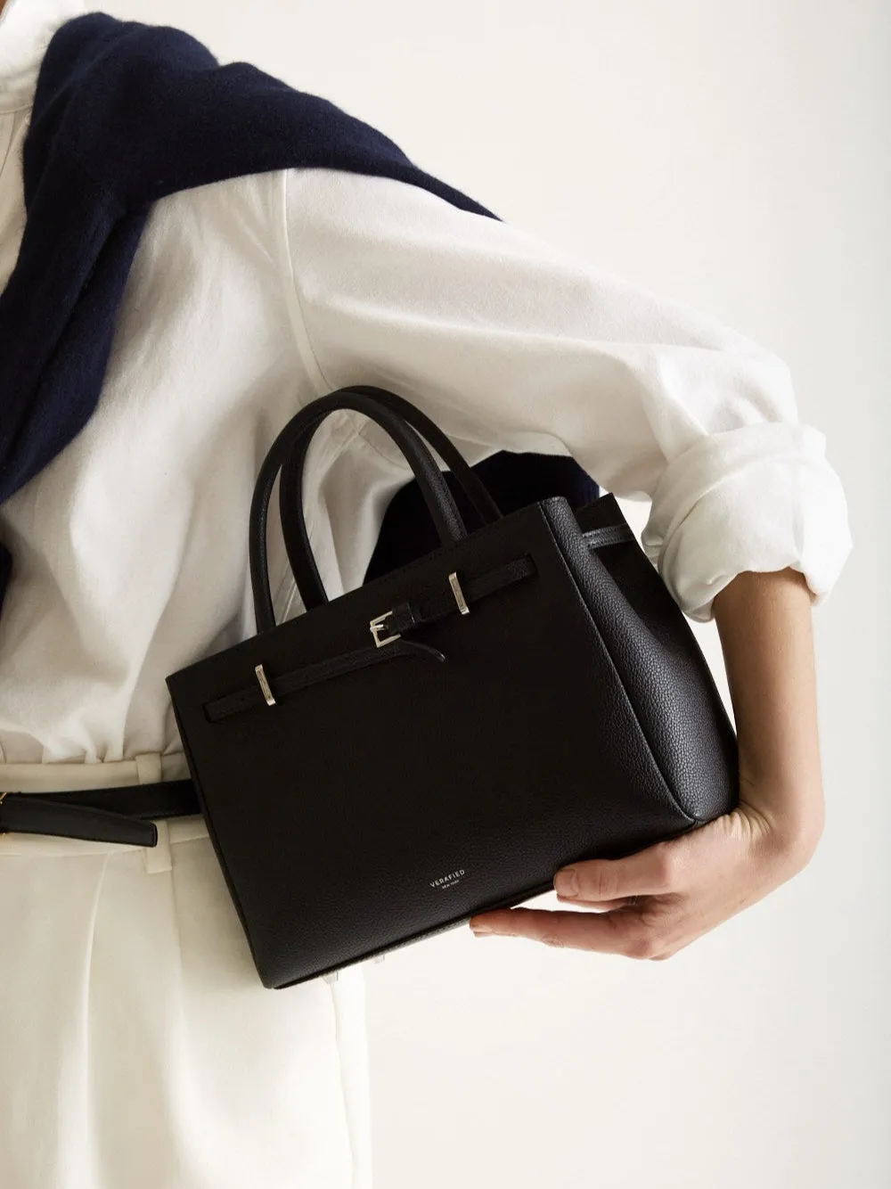 Noir Togo Book Tote Bag 25