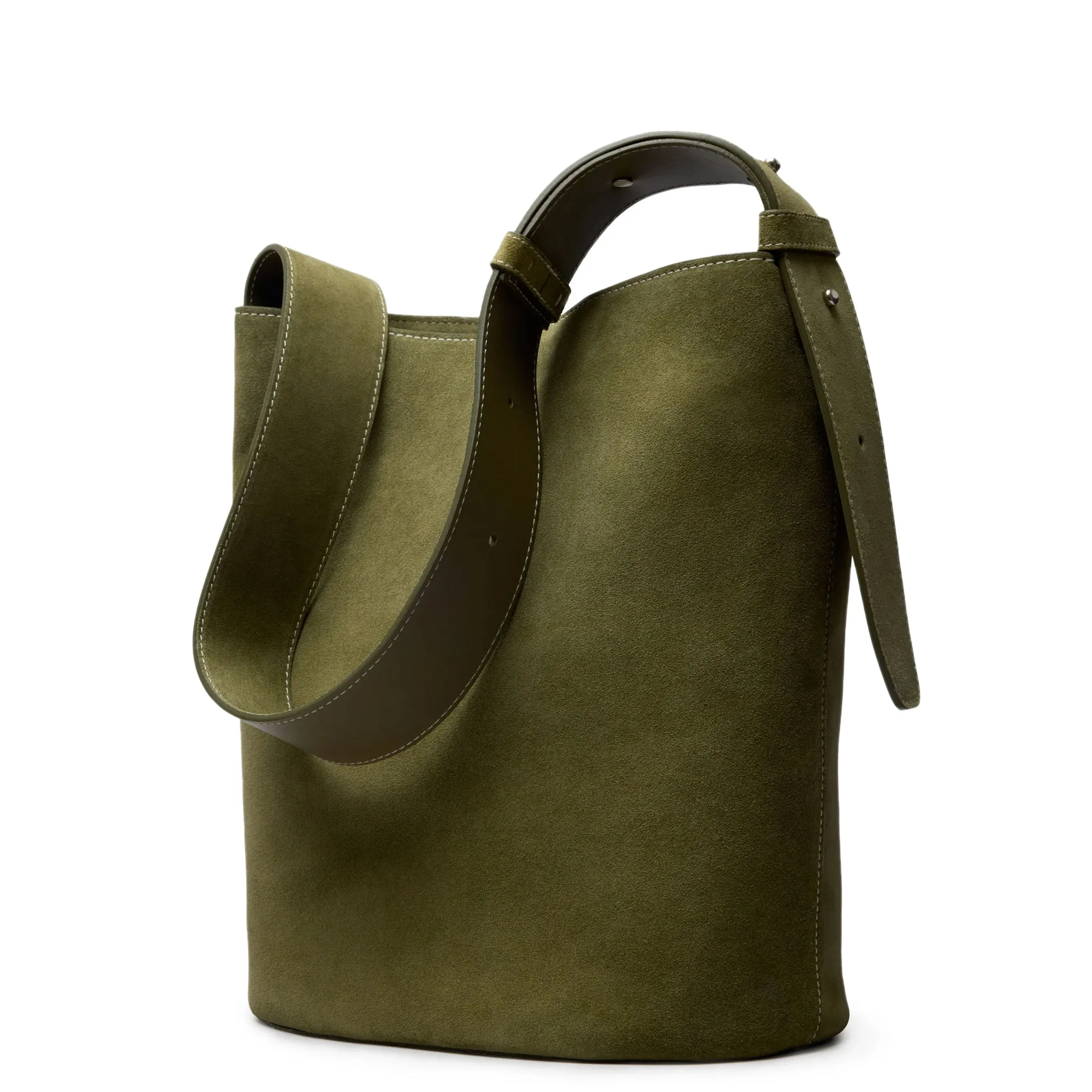 Norma Tote, Suede, Moss