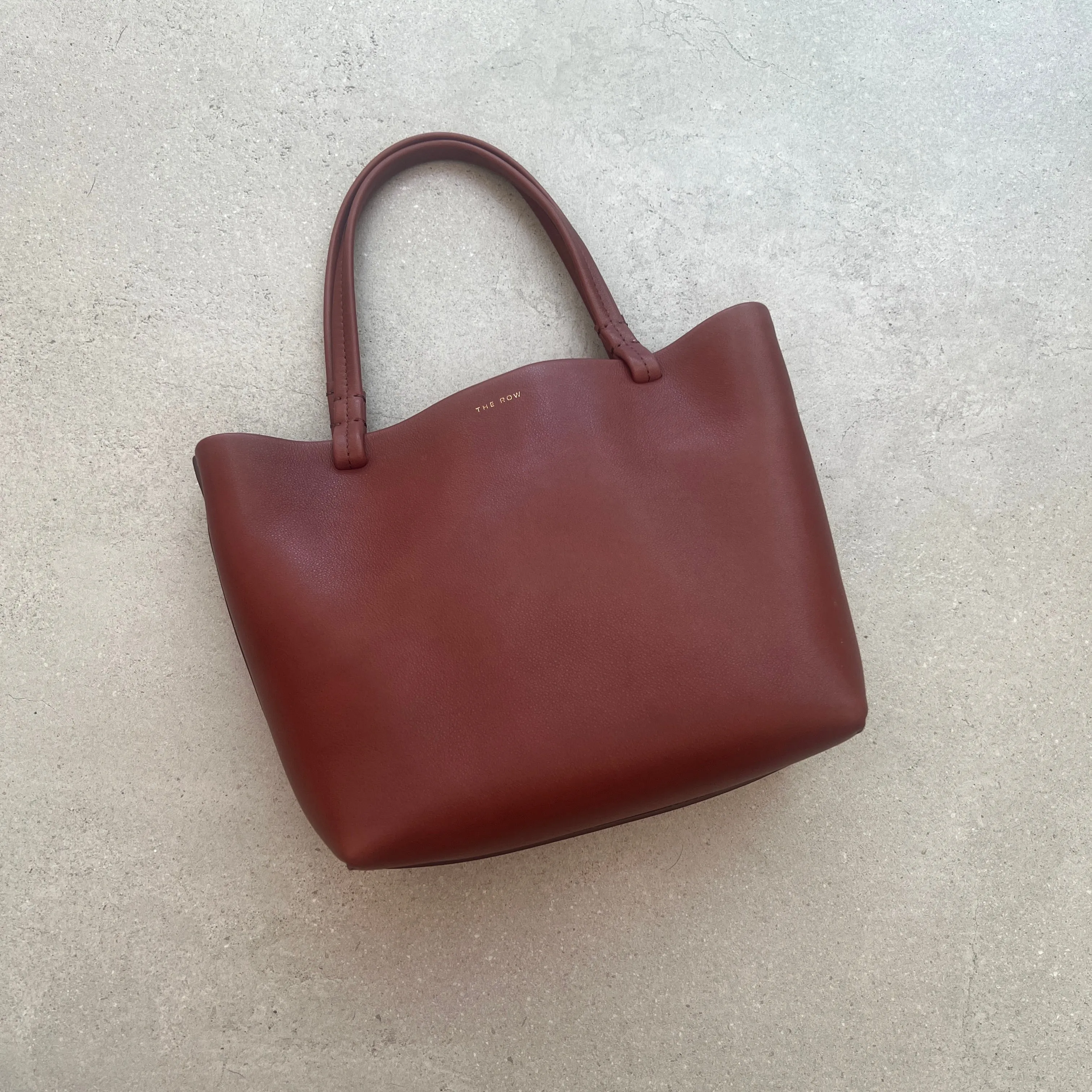 Park Small Tote, Cognac Shag