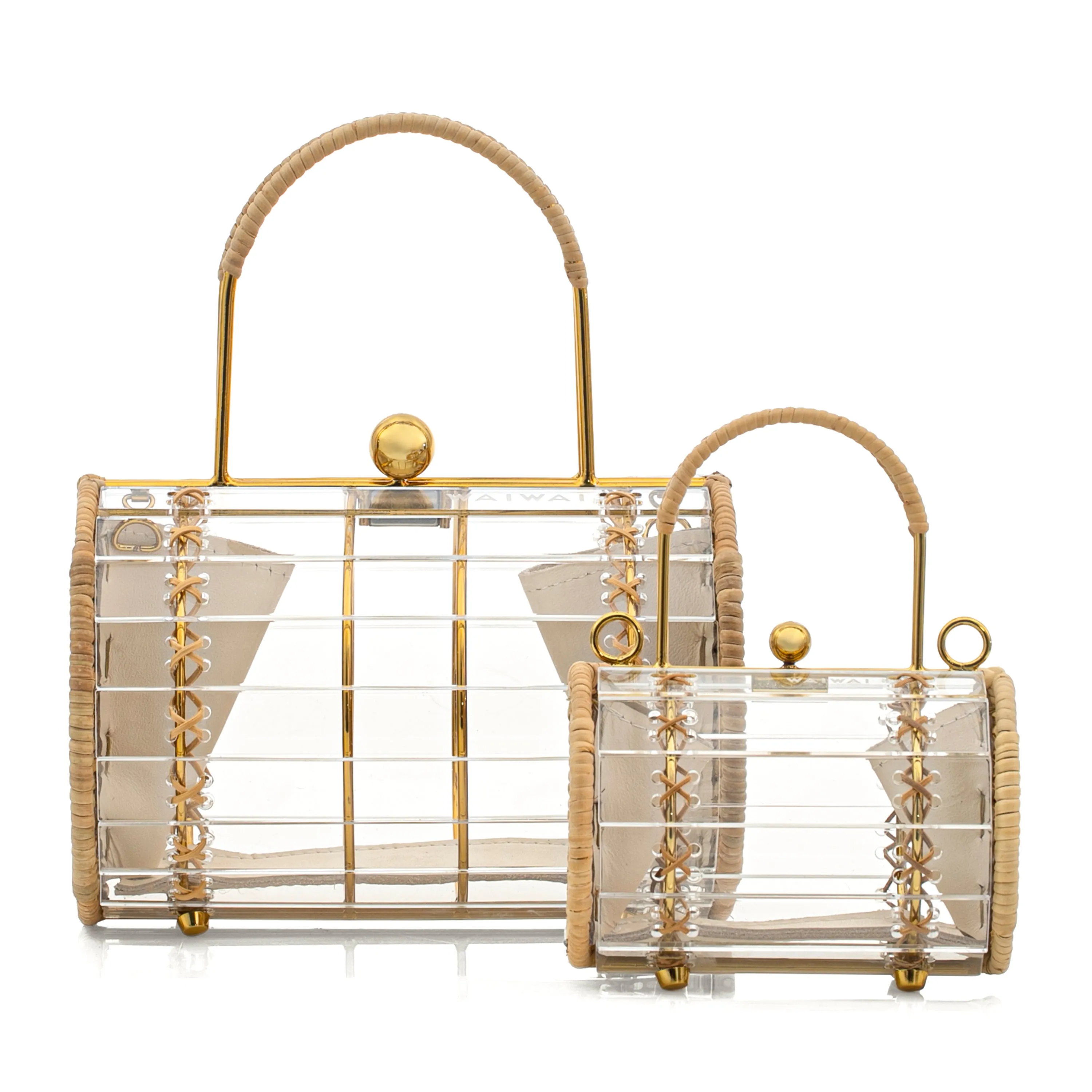 Petit Alix Gold Bag Crystal