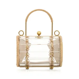 Petit Alix Gold Bag Crystal