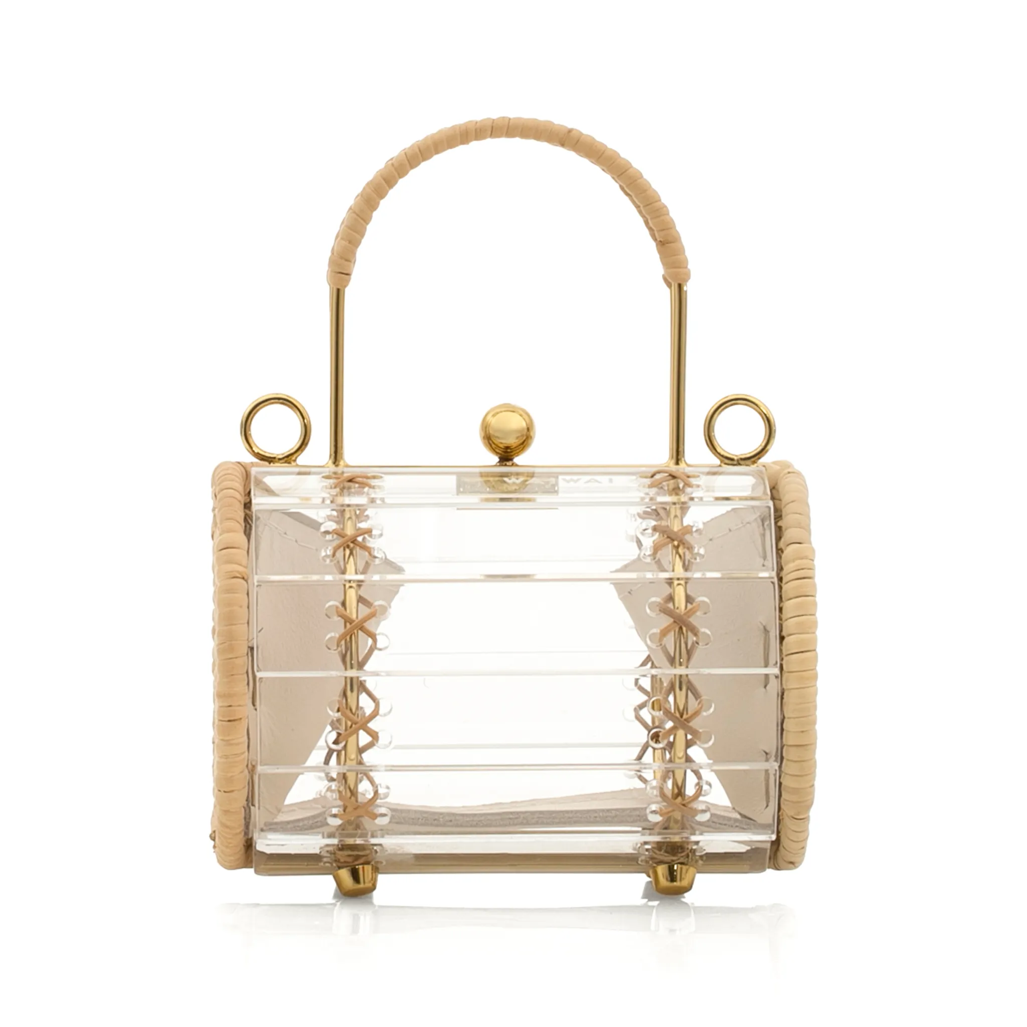 Petit Alix Gold Bag Crystal