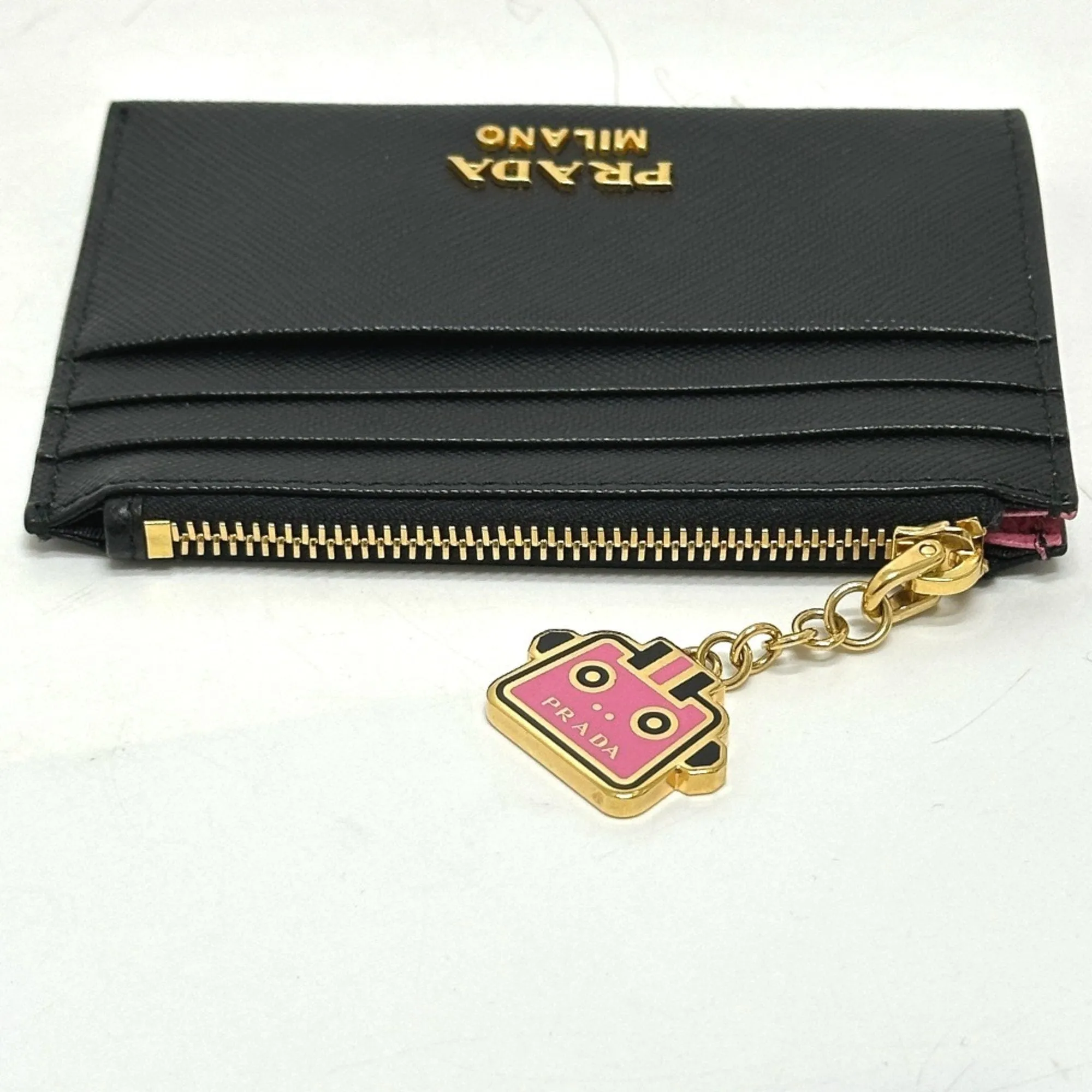 Prada Leather Coin Purse/Coin Case (Pre-Owned)