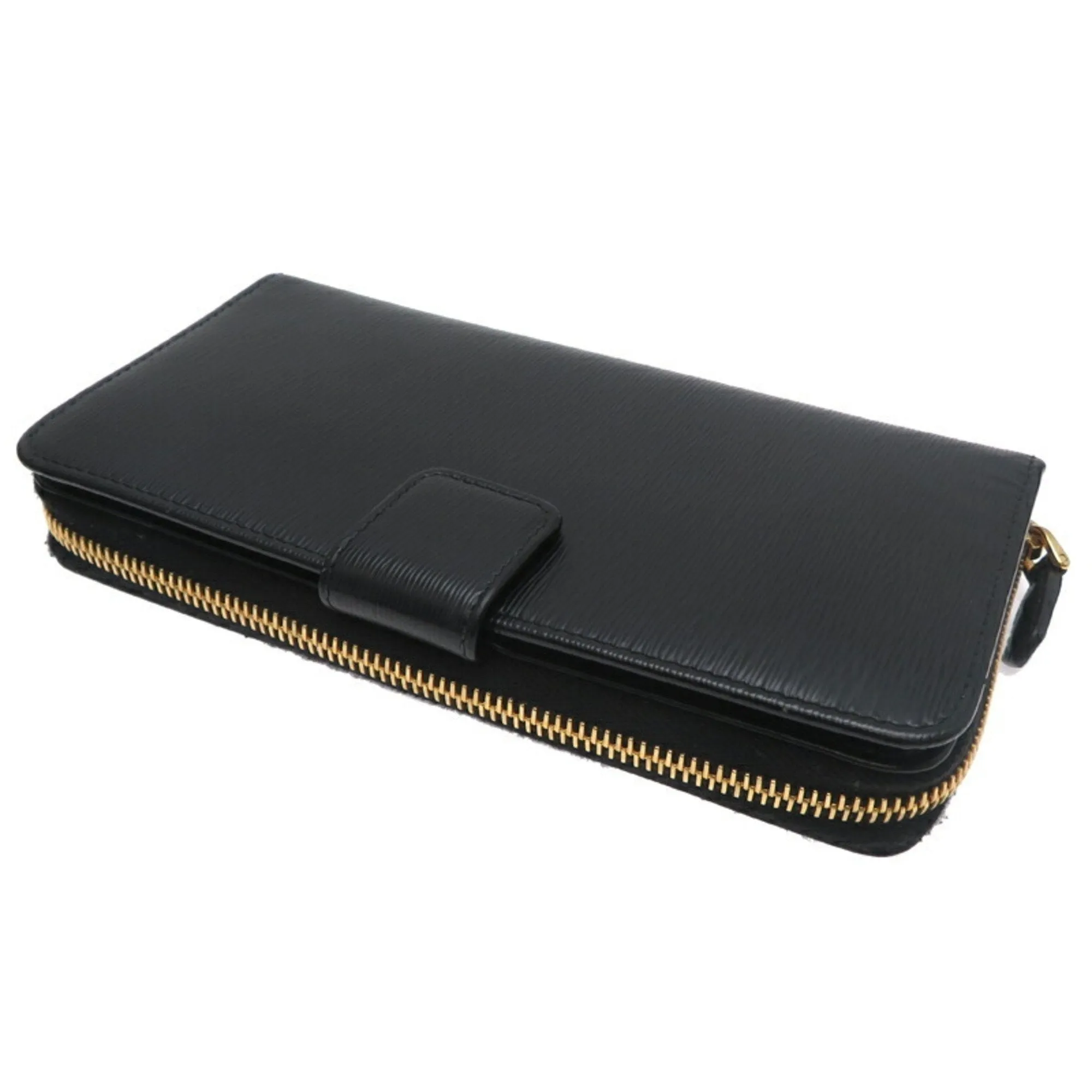 Prada Leather Long Wallet (Bi-Fold) (Pre-Owned)