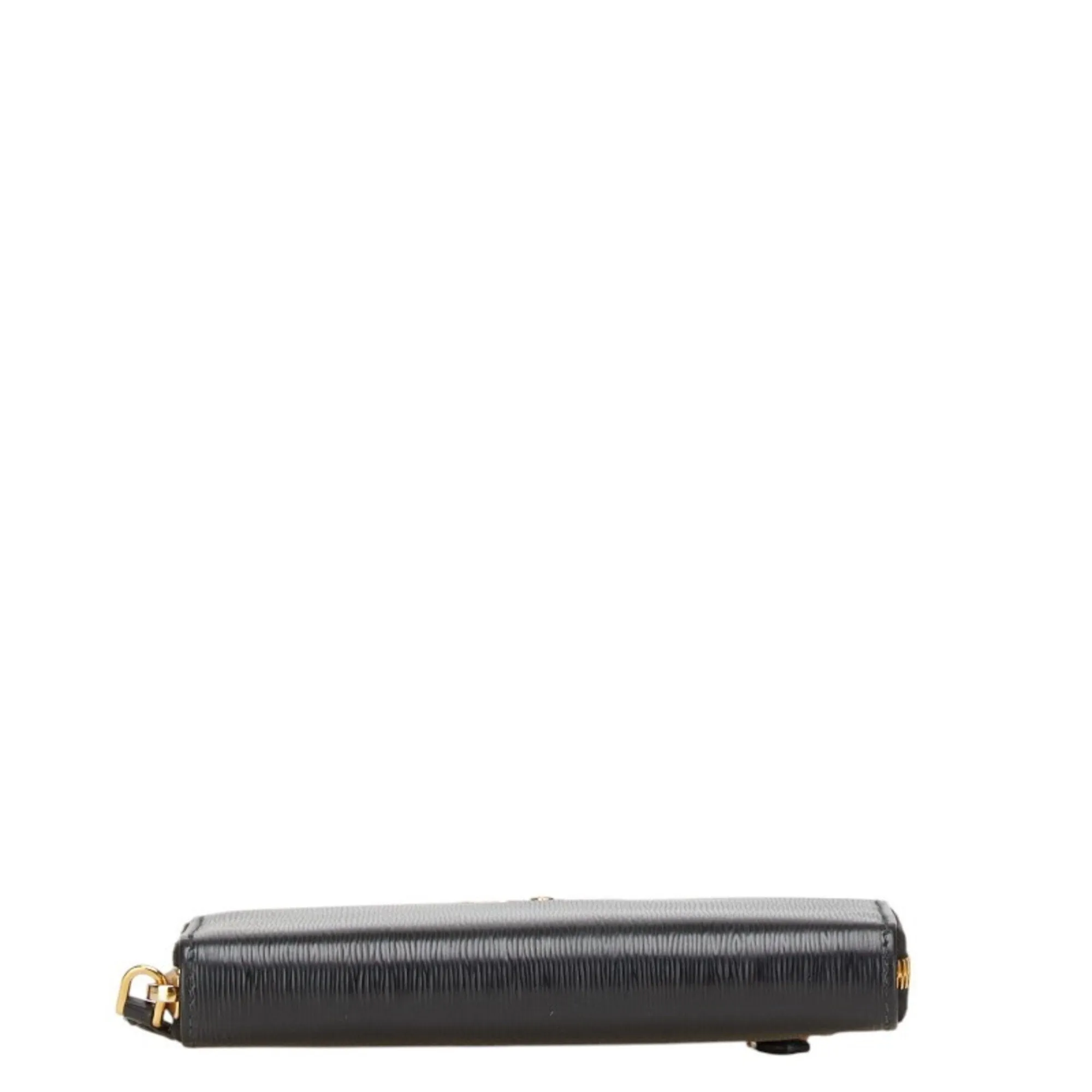 Prada Leather Long Wallet (Bi-Fold) (Pre-Owned)