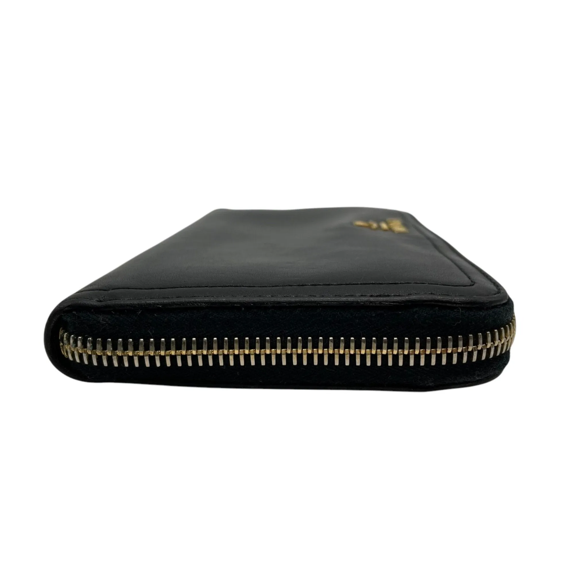 Prada Leather Long Wallet (Bi-Fold) (Pre-Owned)