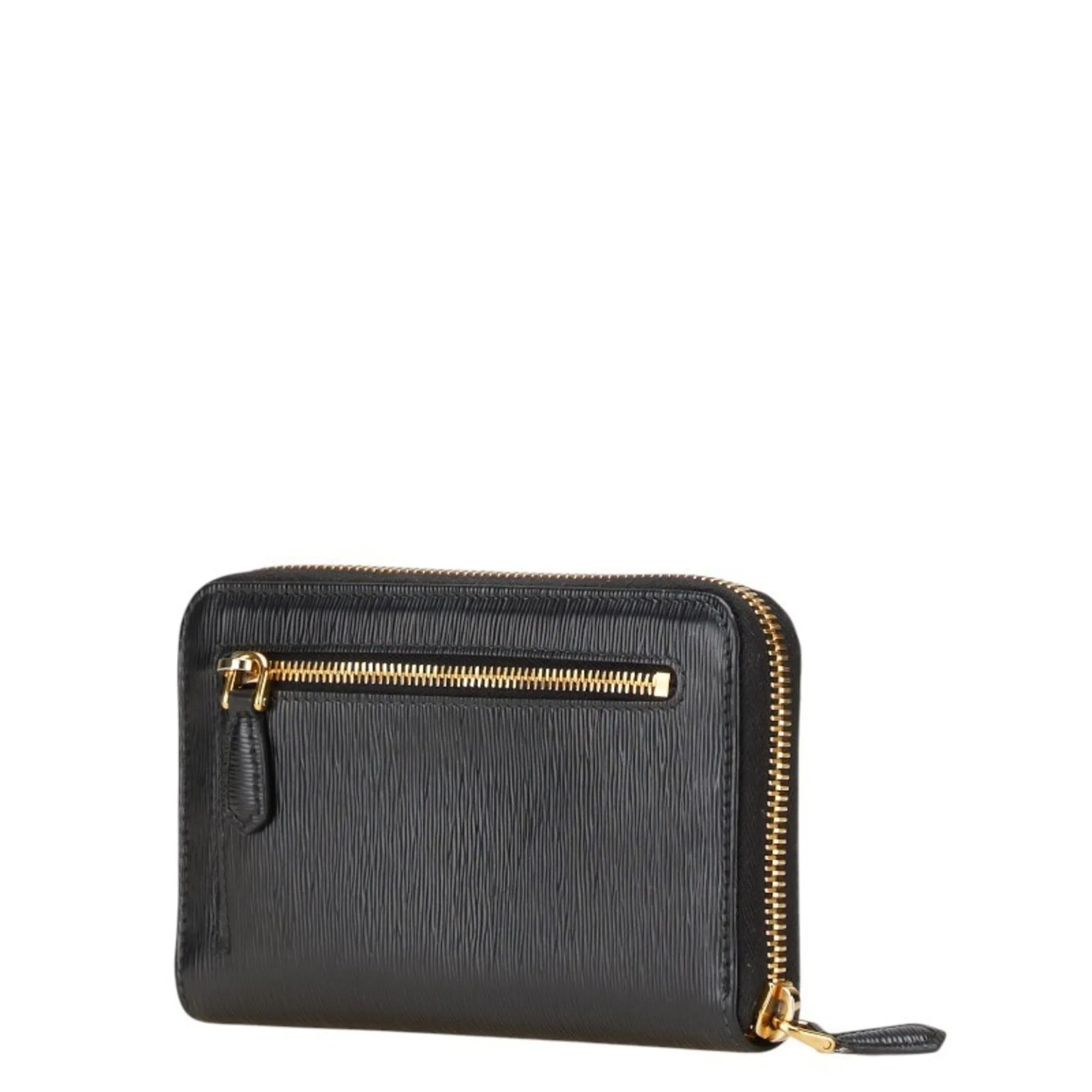 Prada Leather Long Wallet (Bi-Fold) (Pre-Owned)