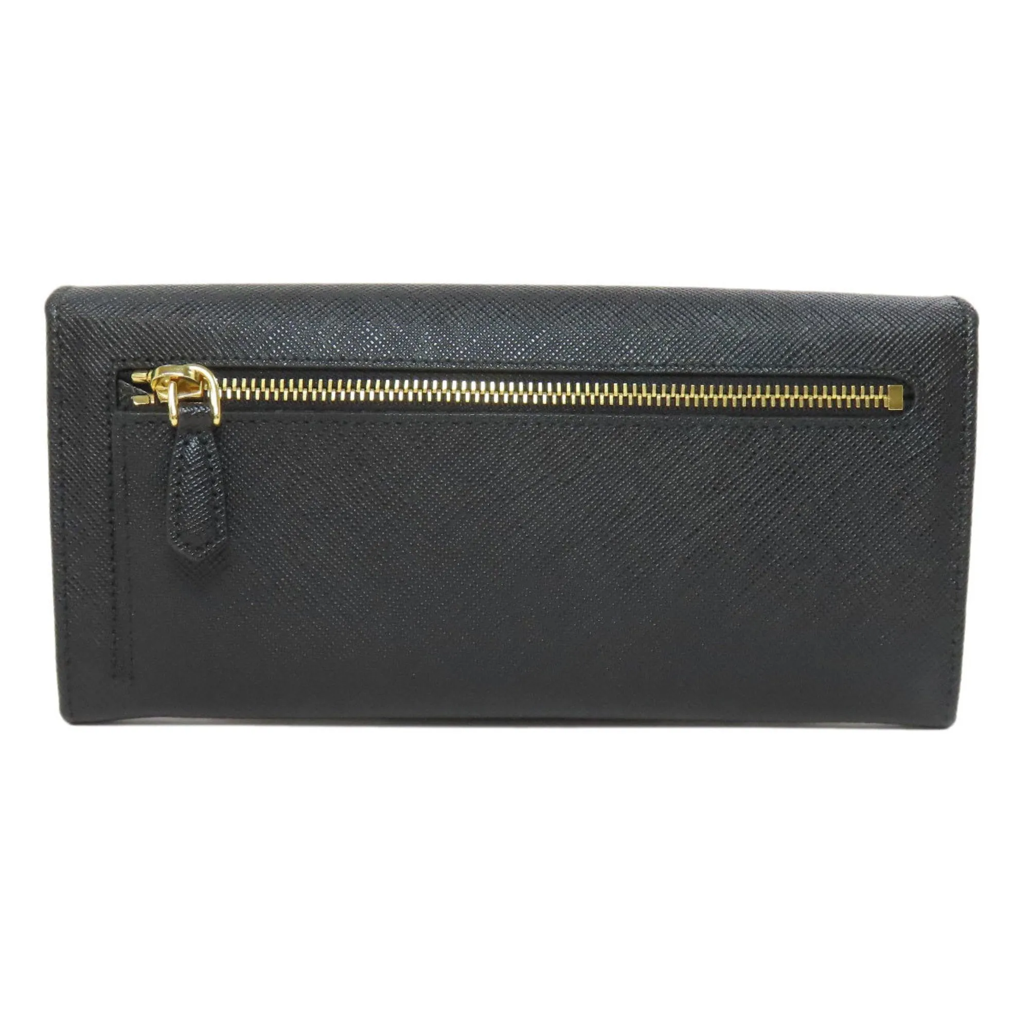 Prada Leather Long Wallet (Bi-Fold) (Pre-Owned)