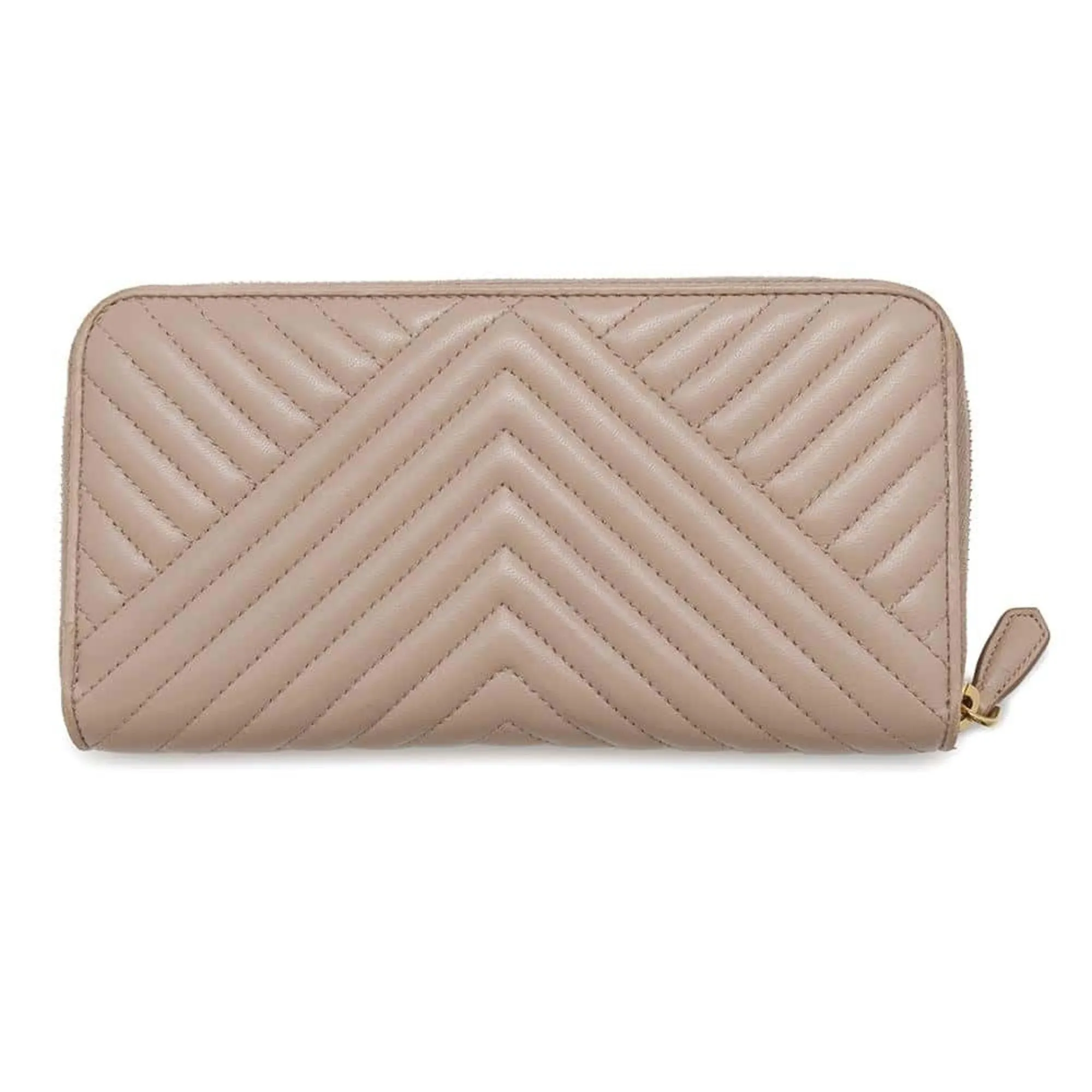 Prada Leather Long Wallet (Bi-Fold) (Pre-Owned)