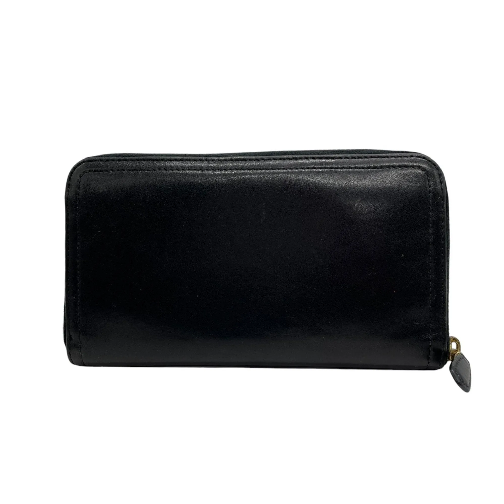 Prada Leather Long Wallet (Bi-Fold) (Pre-Owned)