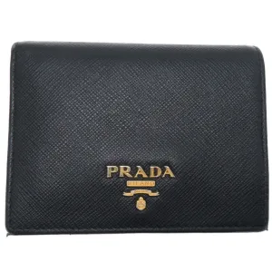 Prada Leather Wallet (Bi-Fold) (Pre-Owned)