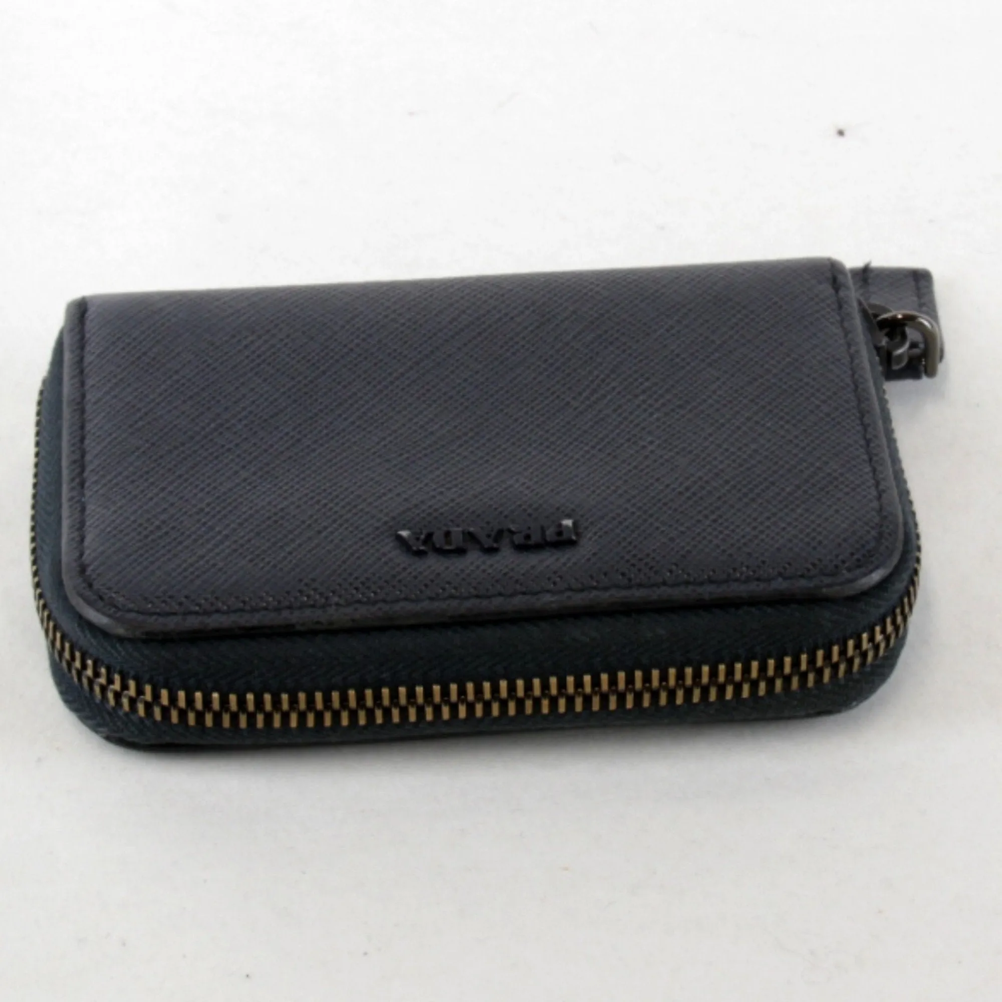 Prada Saffiano Leather Coin Purse/Coin Case (Pre-Owned)