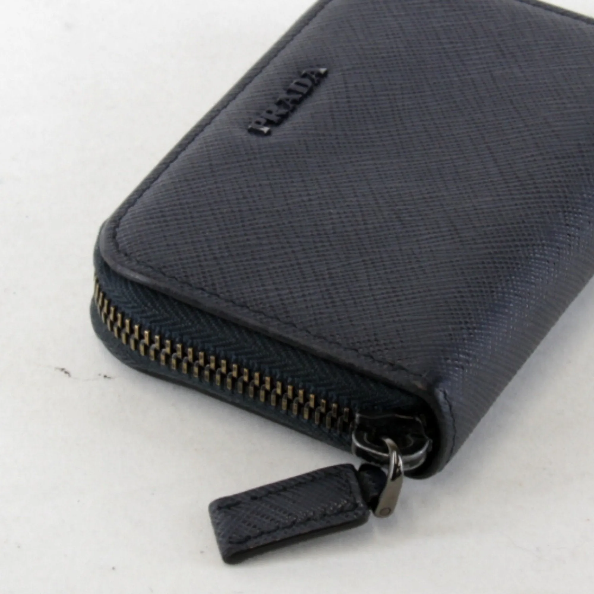 Prada Saffiano Leather Coin Purse/Coin Case (Pre-Owned)