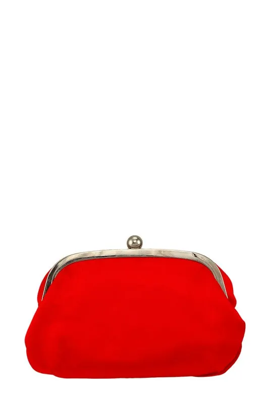 Radiant Rose Evening Shoulder Bag
