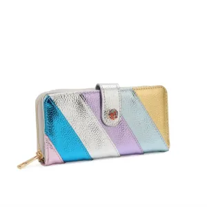 Rainbow Wallet In Metallic