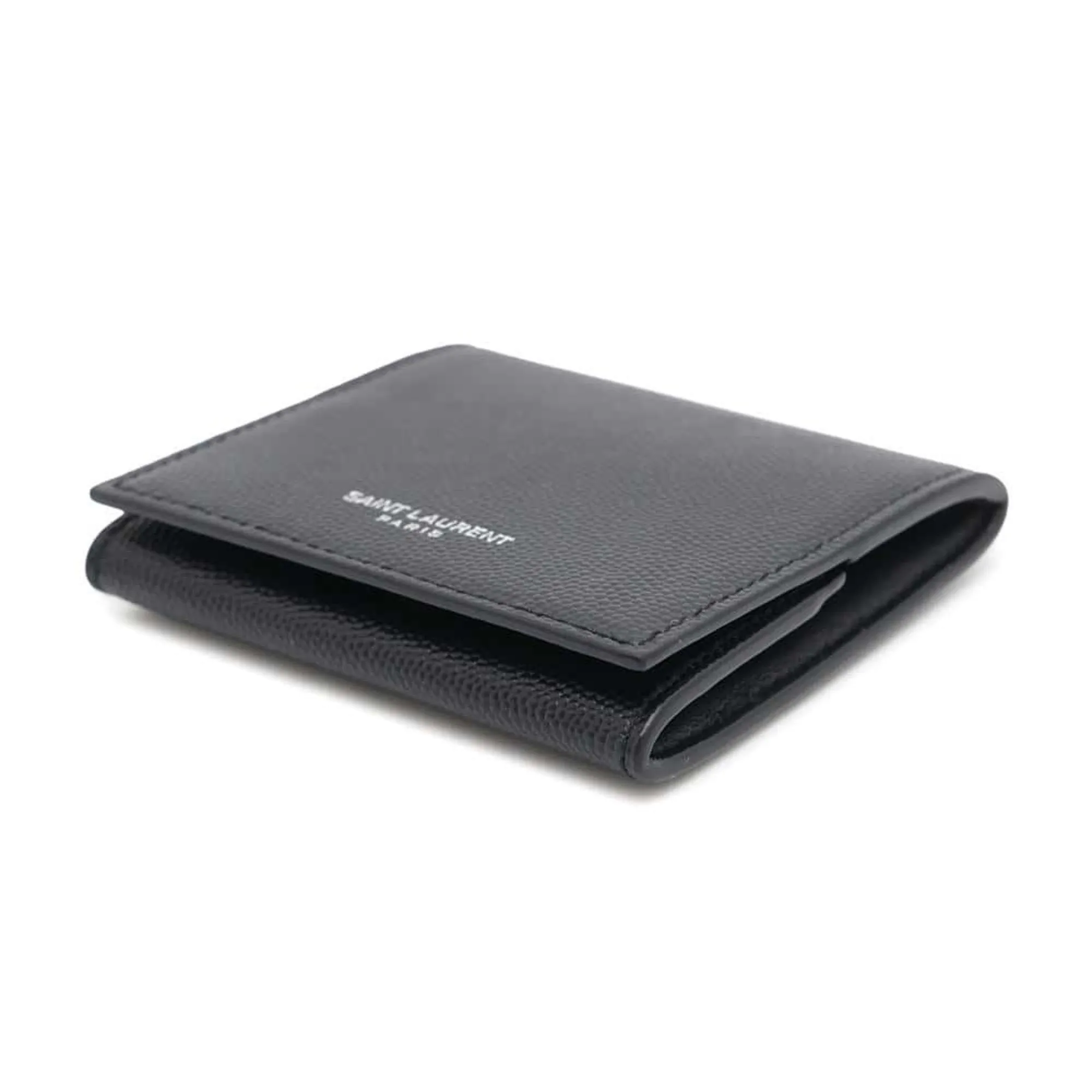 Saint Laurent Leather Coin Purse/Coin Case (Pre-Owned)