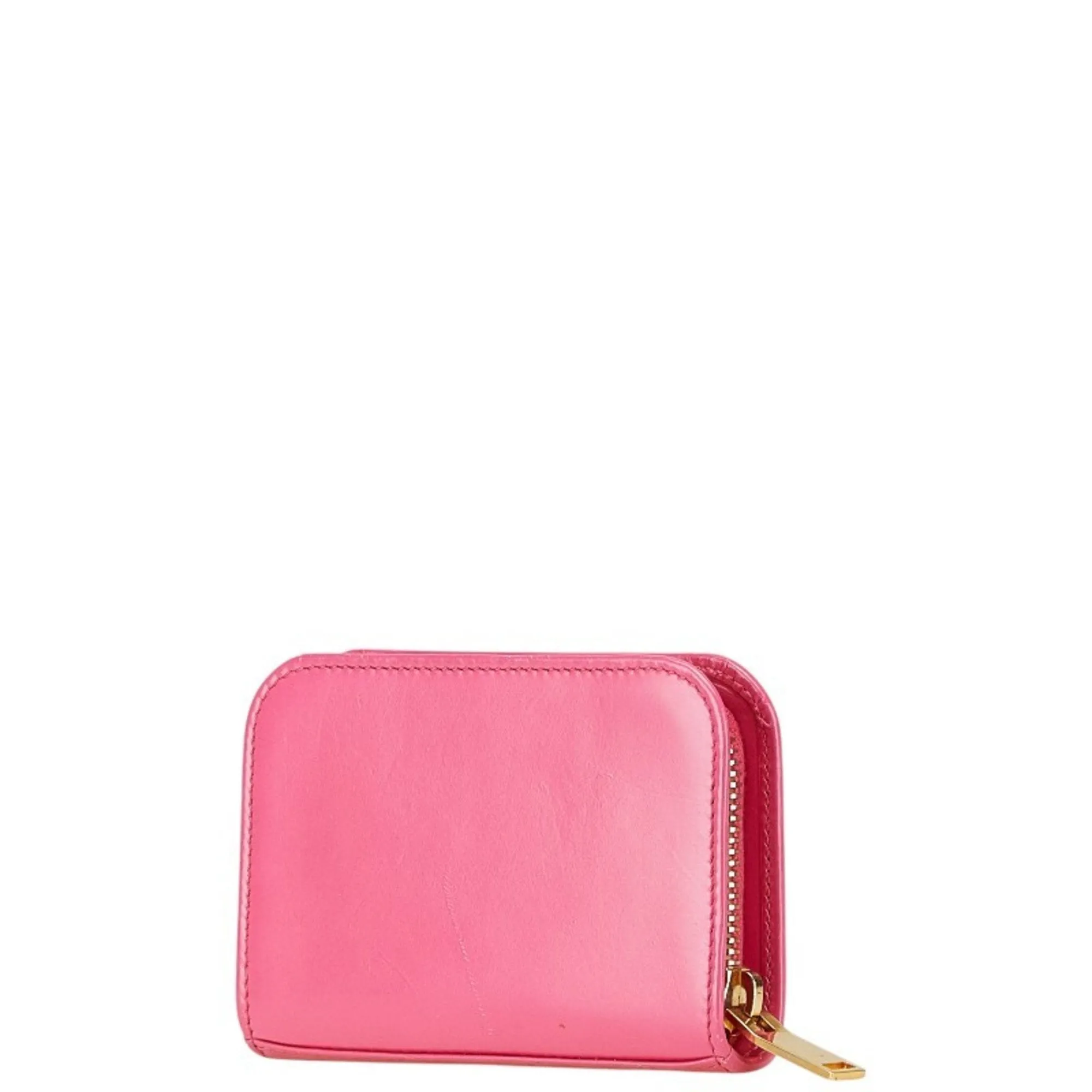 Saint Laurent Leather Coin Purse/Coin Case (Pre-Owned)