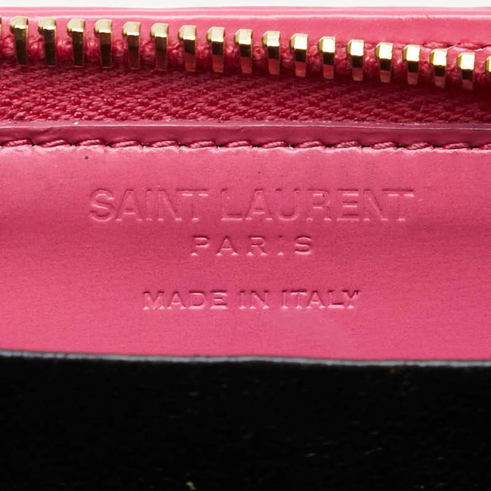 Saint Laurent Leather Coin Purse/Coin Case (Pre-Owned)