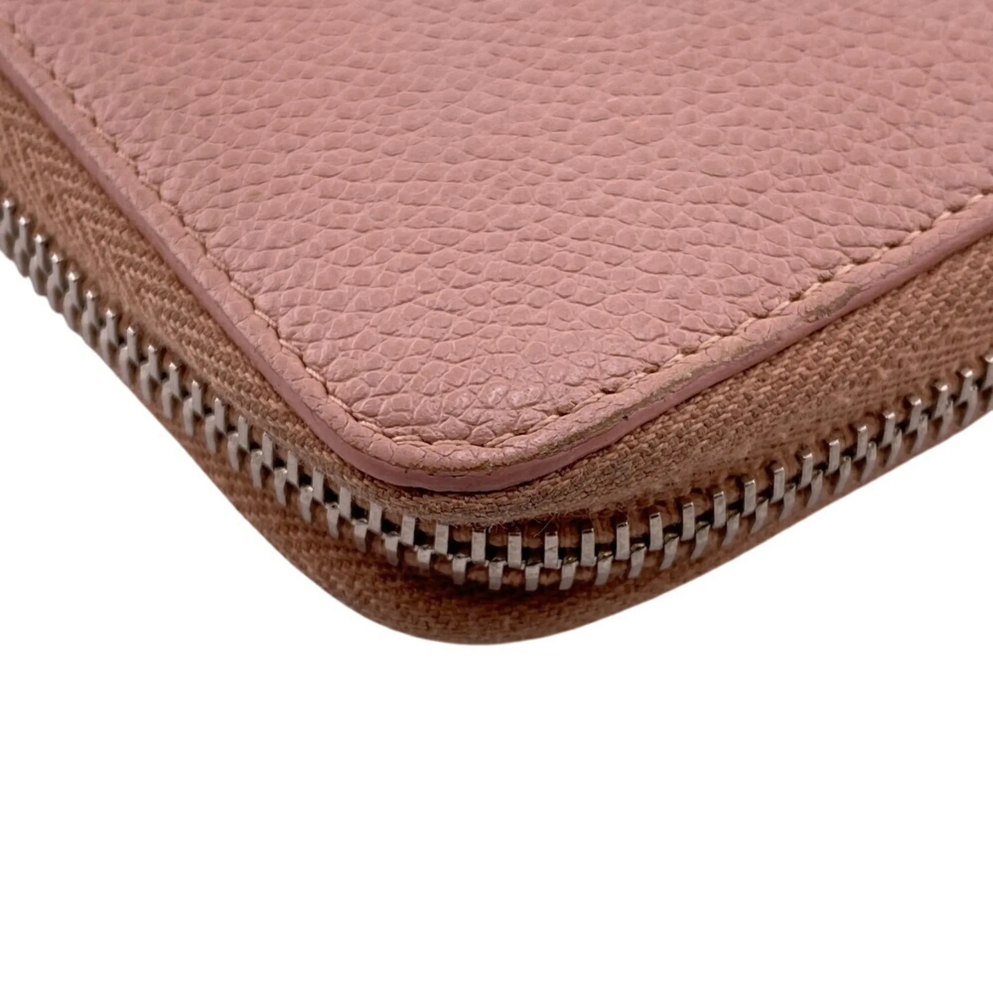 Saint Laurent Leather Long Wallet (Bi-Fold) (Pre-Owned)