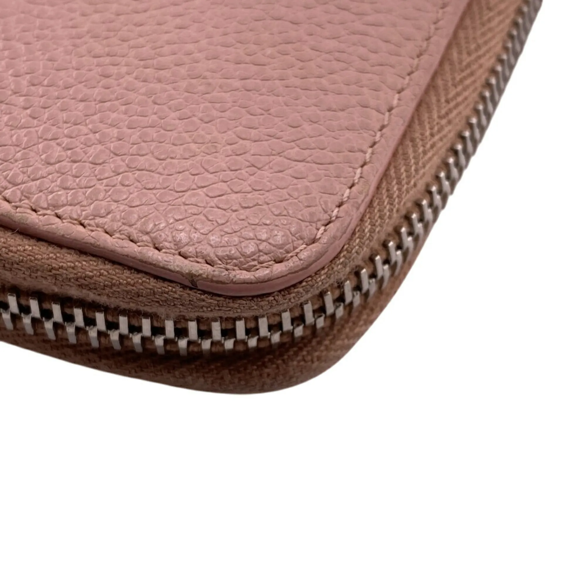Saint Laurent Leather Long Wallet (Bi-Fold) (Pre-Owned)