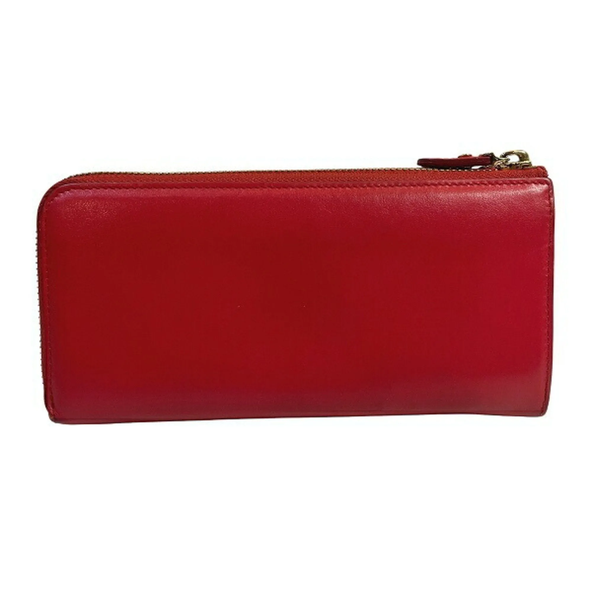 Salvatore Ferragamo Leather Long Wallet (Bi-Fold) (Pre-Owned)
