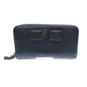 Salvatore Ferragamo Leather Long Wallet (Bi-Fold) (Pre-Owned)