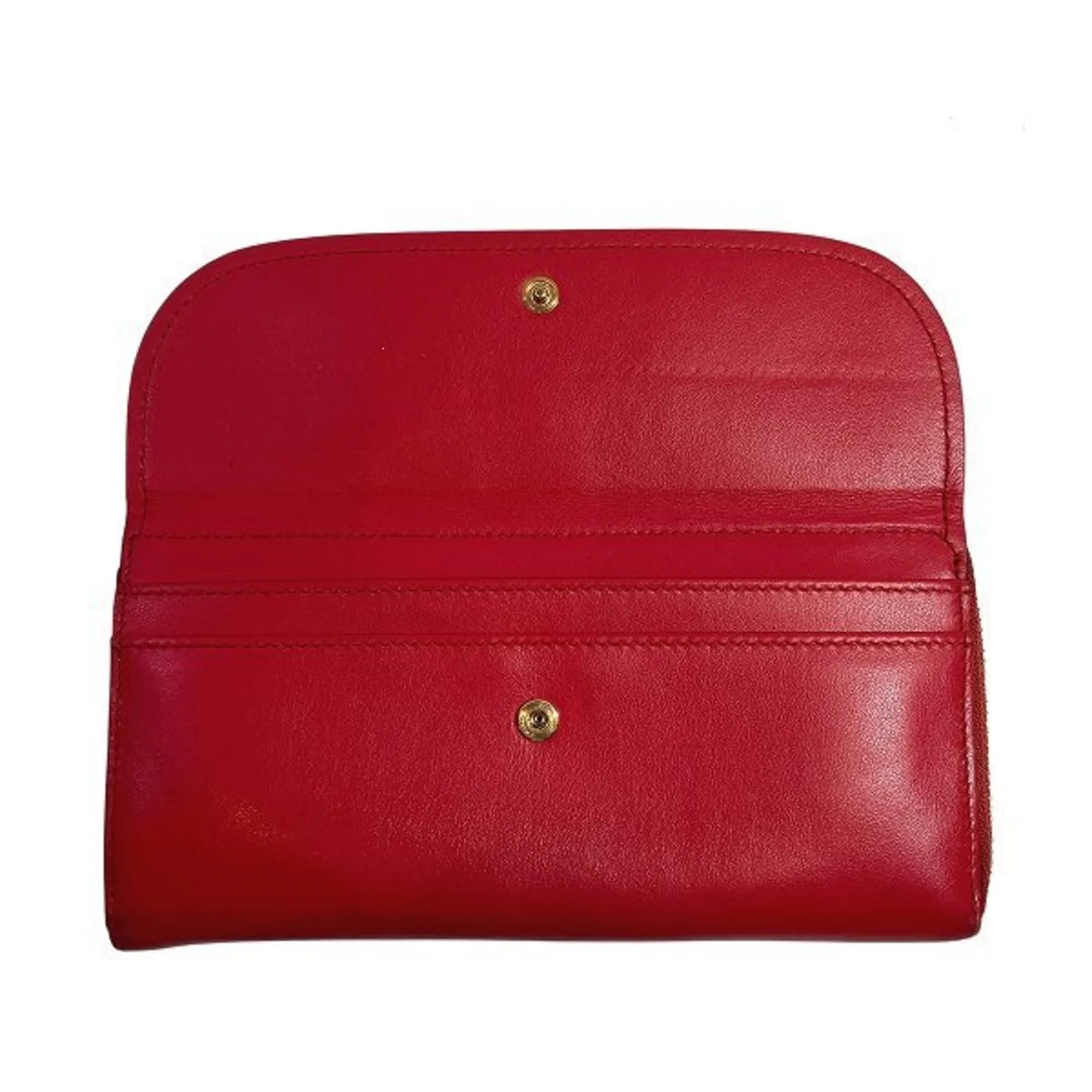 Salvatore Ferragamo Leather Long Wallet (Bi-Fold) (Pre-Owned)