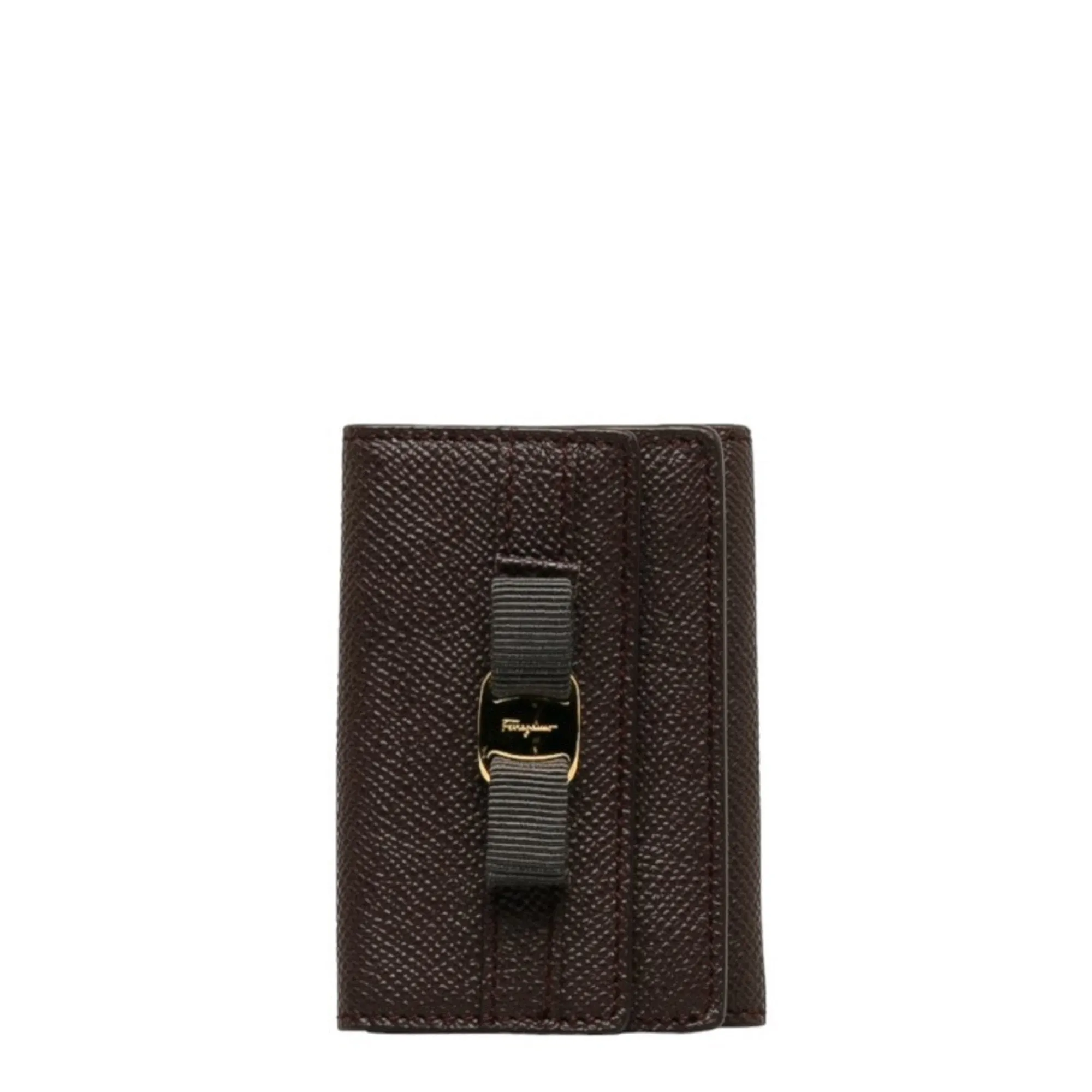 Salvatore Ferragamo Leather Wallet (Tri-Fold) (Pre-Owned)
