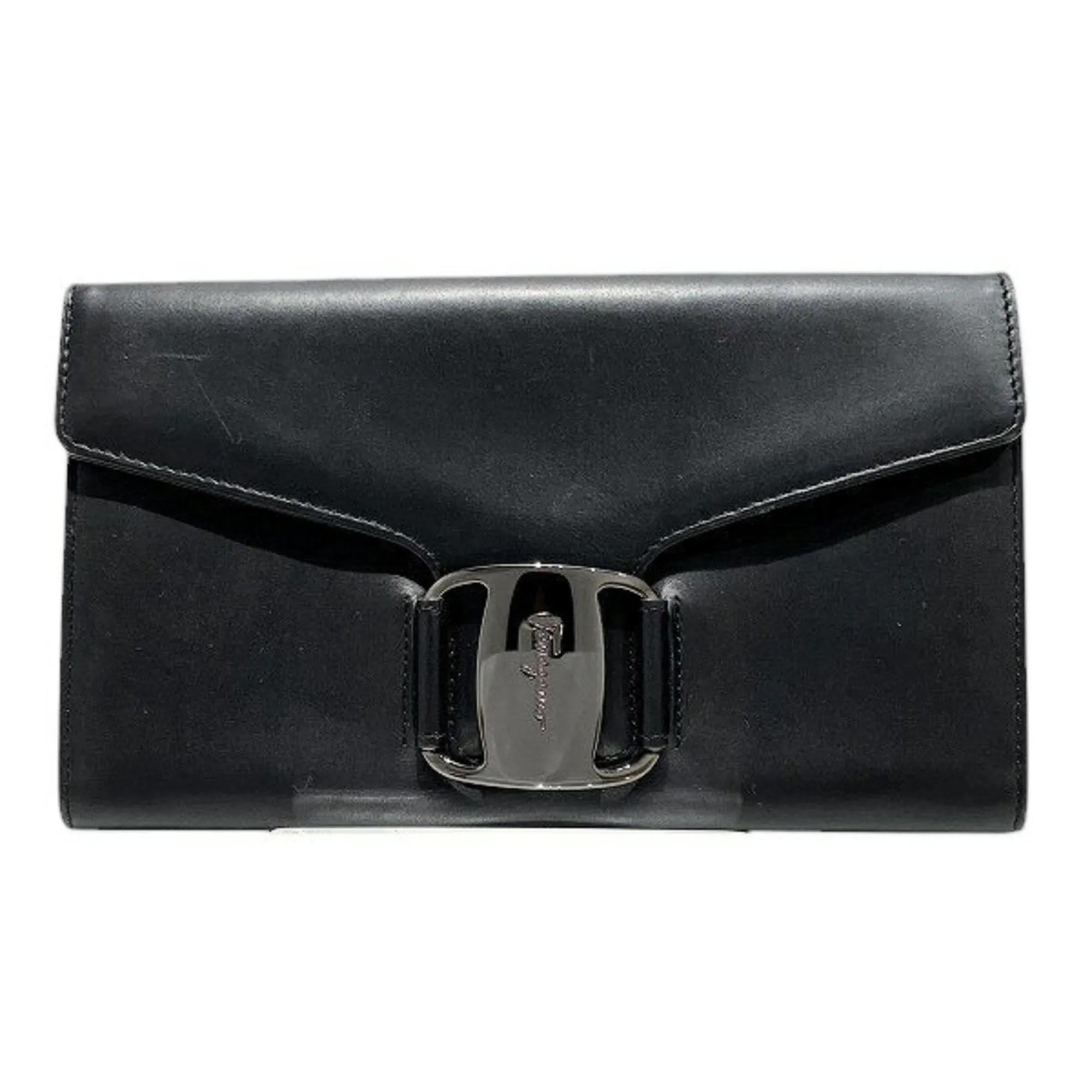 Salvatore Ferragamo Vara Coin Purse/Coin Case (Pre-Owned)