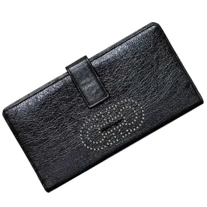 Salvatore Ferragamo Vara Leather Long Wallet (Bi-Fold) (Pre-Owned)