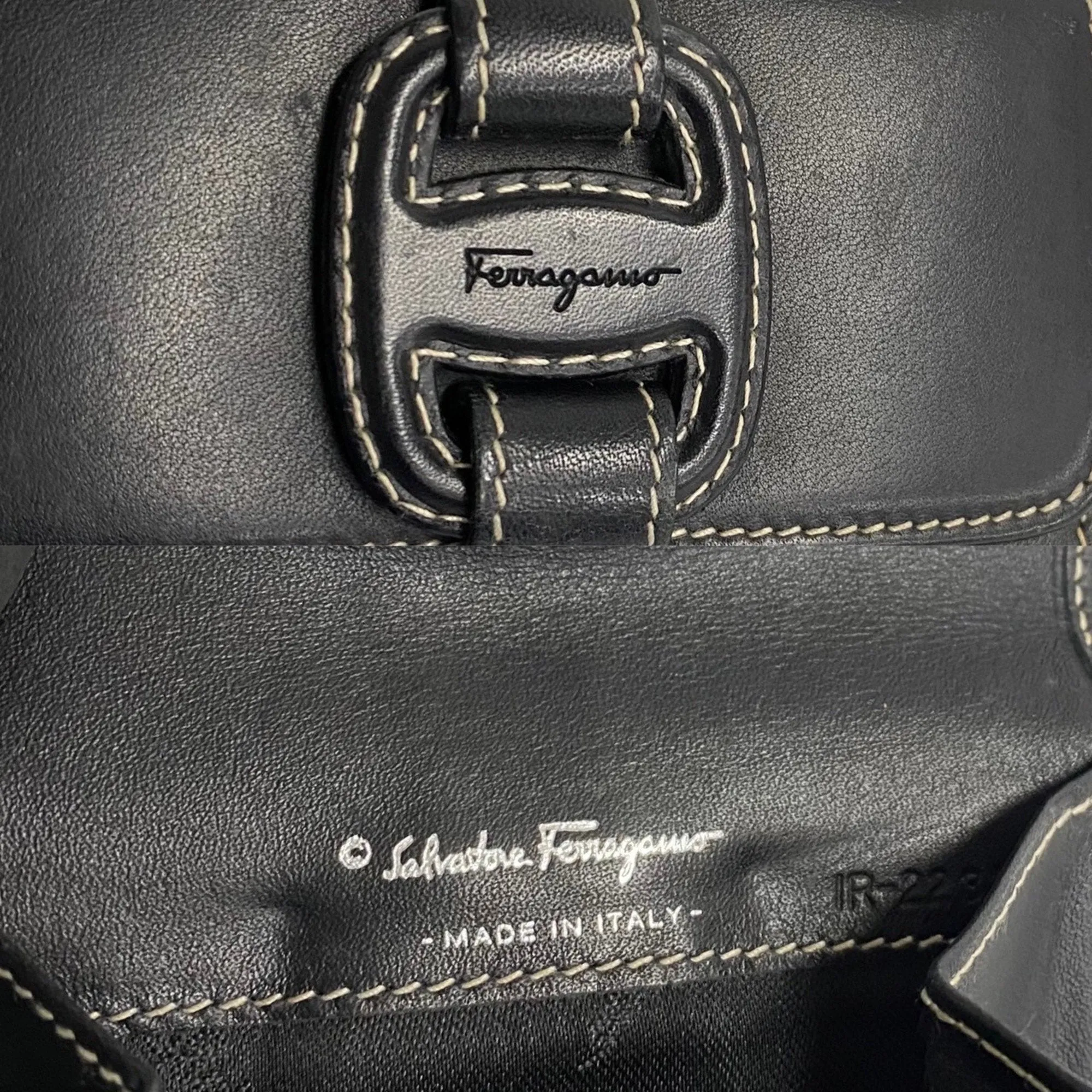 Salvatore Ferragamo Vara  Leather Wallet  (Pre-Owned)