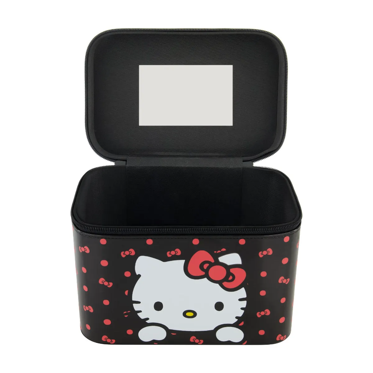 Sanrio Hello Kitty Black Cosmetic Case with Mirror