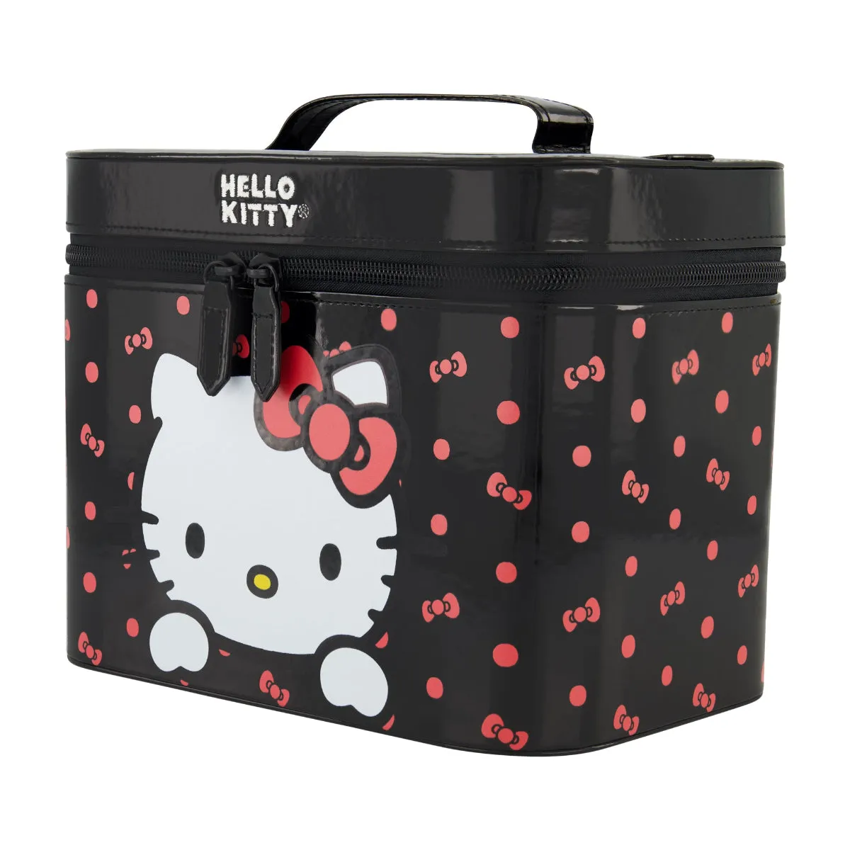 Sanrio Hello Kitty Black Cosmetic Case with Mirror