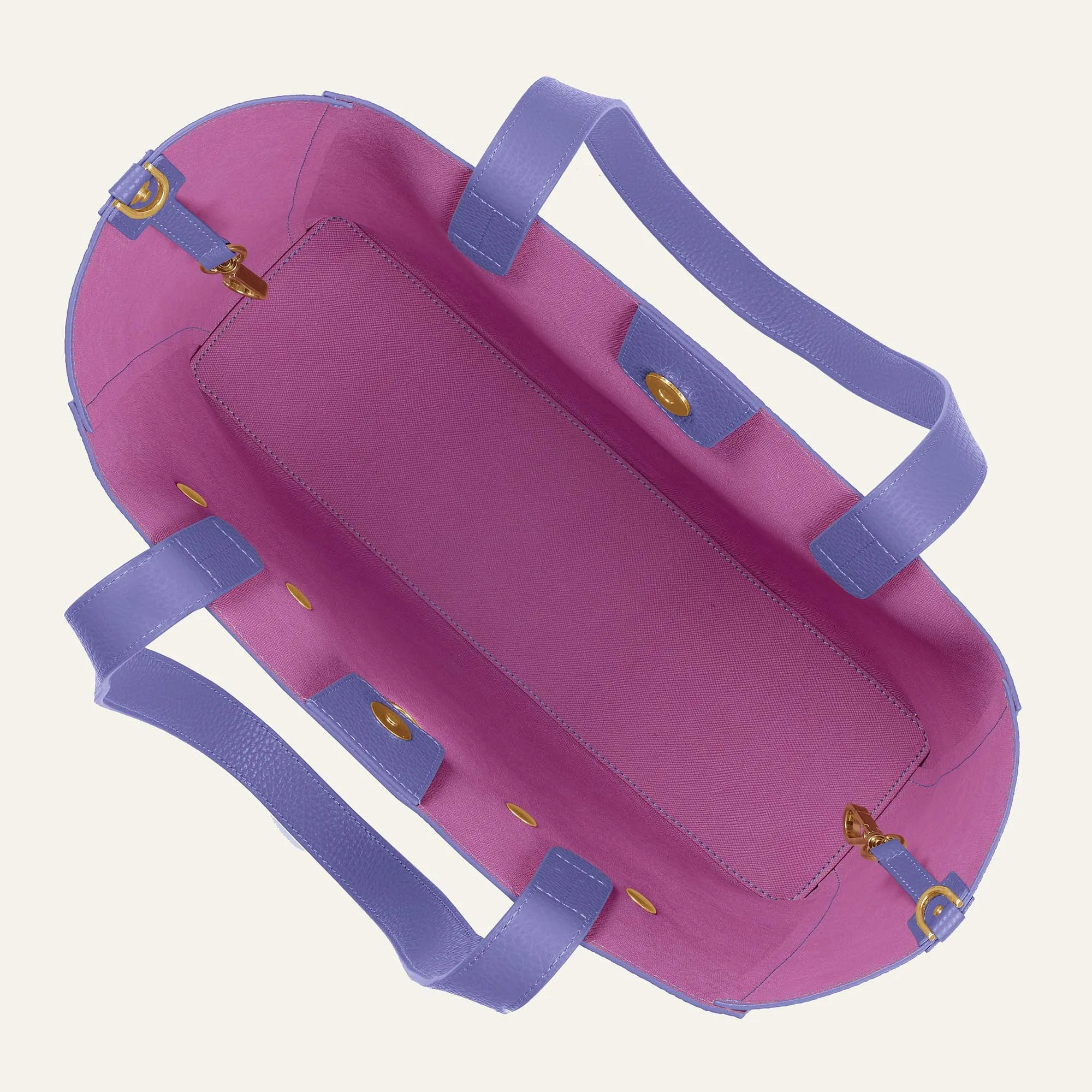 Sarah Tote | Violet with Gold hardware