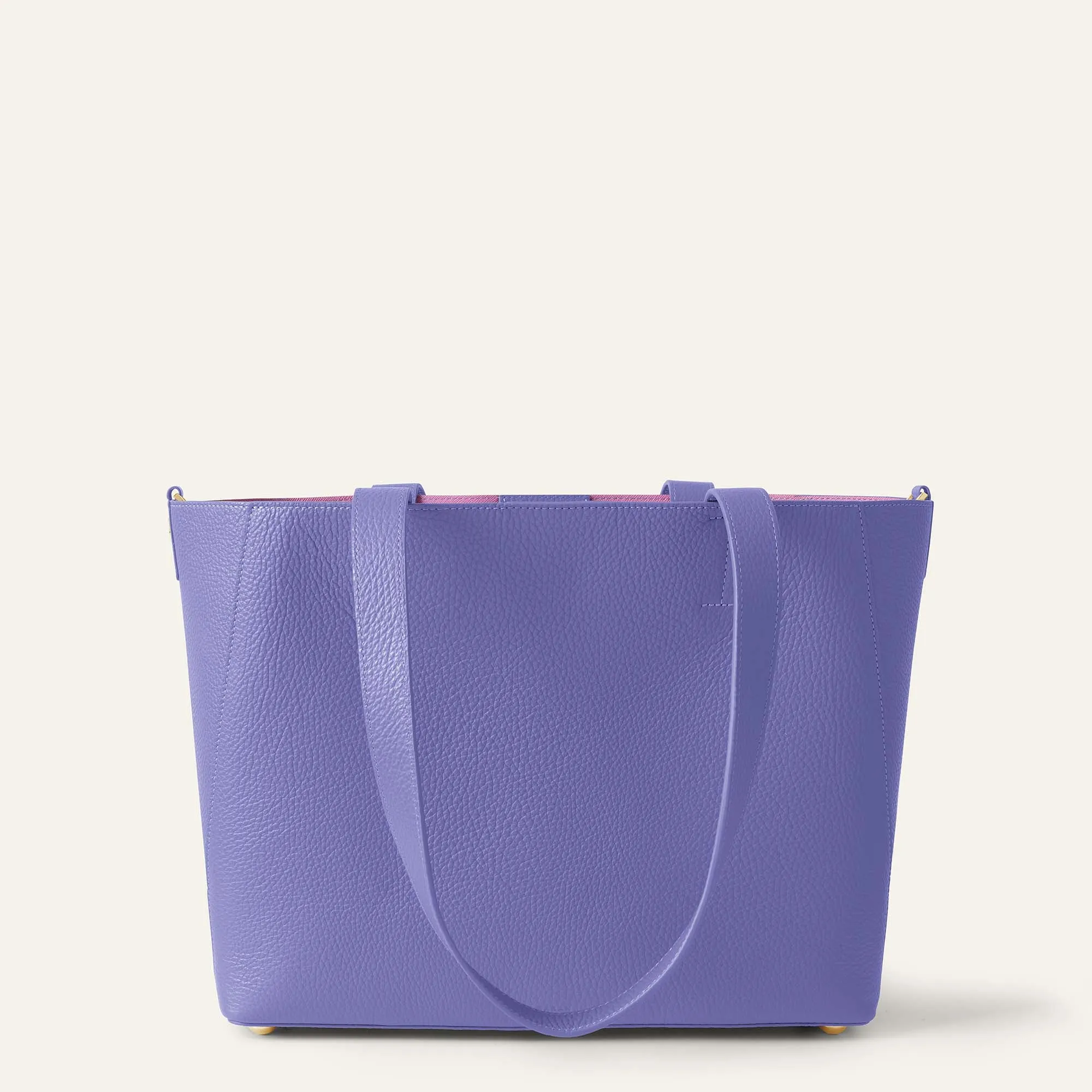 Sarah Tote | Violet with Gold hardware